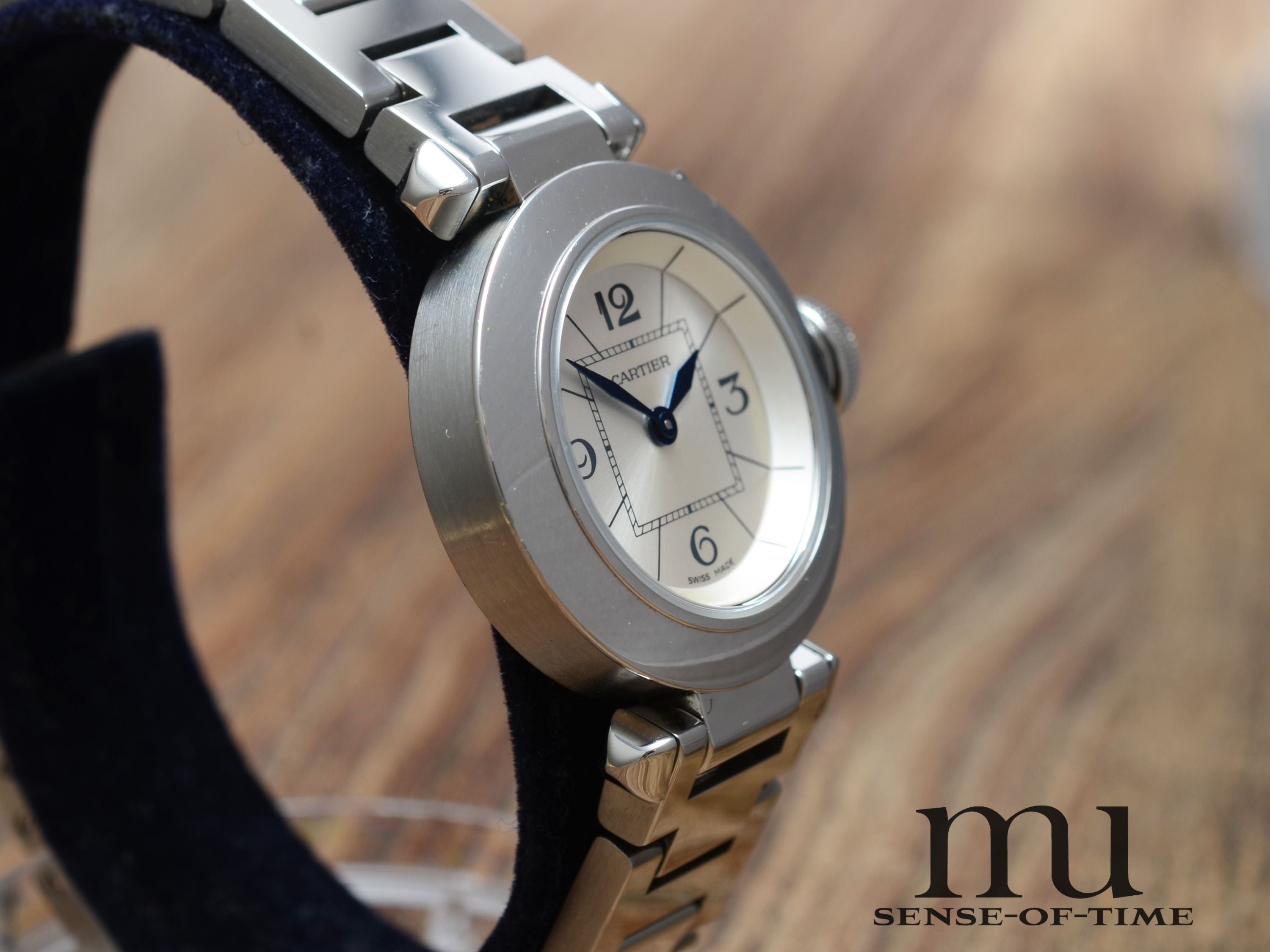 Cartier Miss Pasha Lady 27mm, Stahl, Ref.: 2973