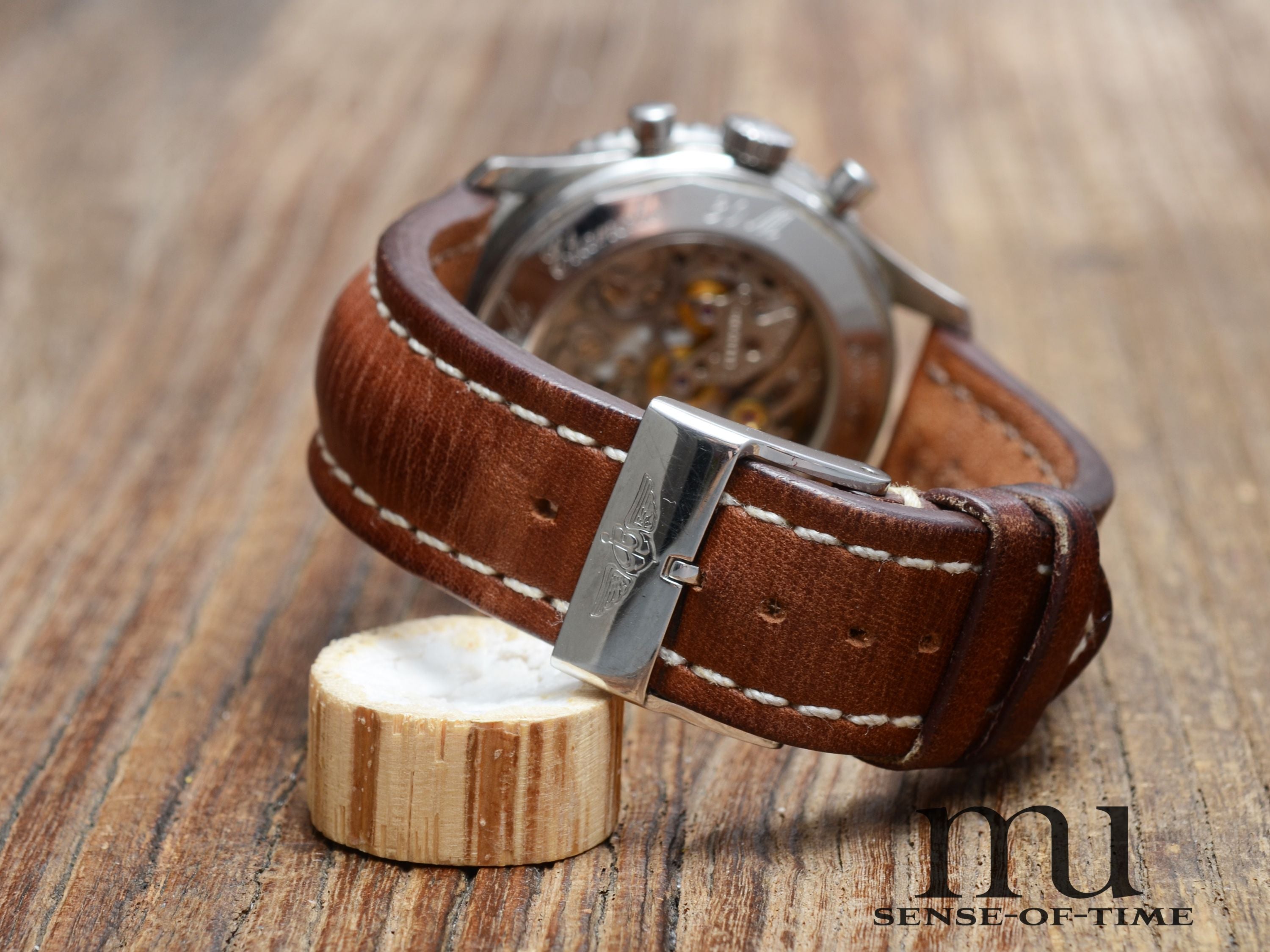 Breitling Navitimer Cosmonaute Vintage, Sichtboden, Lemania, Tritium, Ref.: A12023