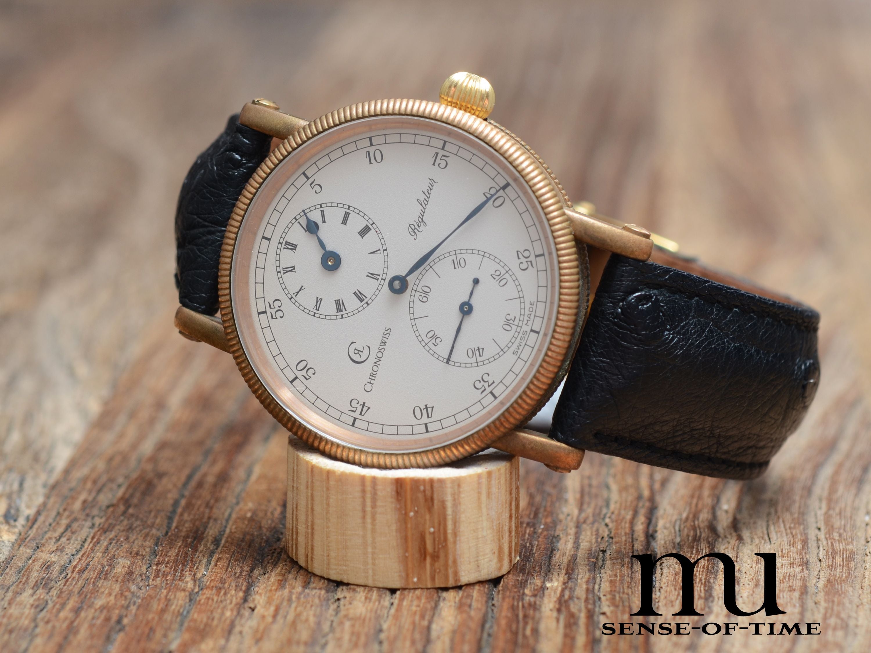 Chronoswiss Regulateur Bronze, 1. Serie Handaufzug-Kaliber, Ref.: CH6327