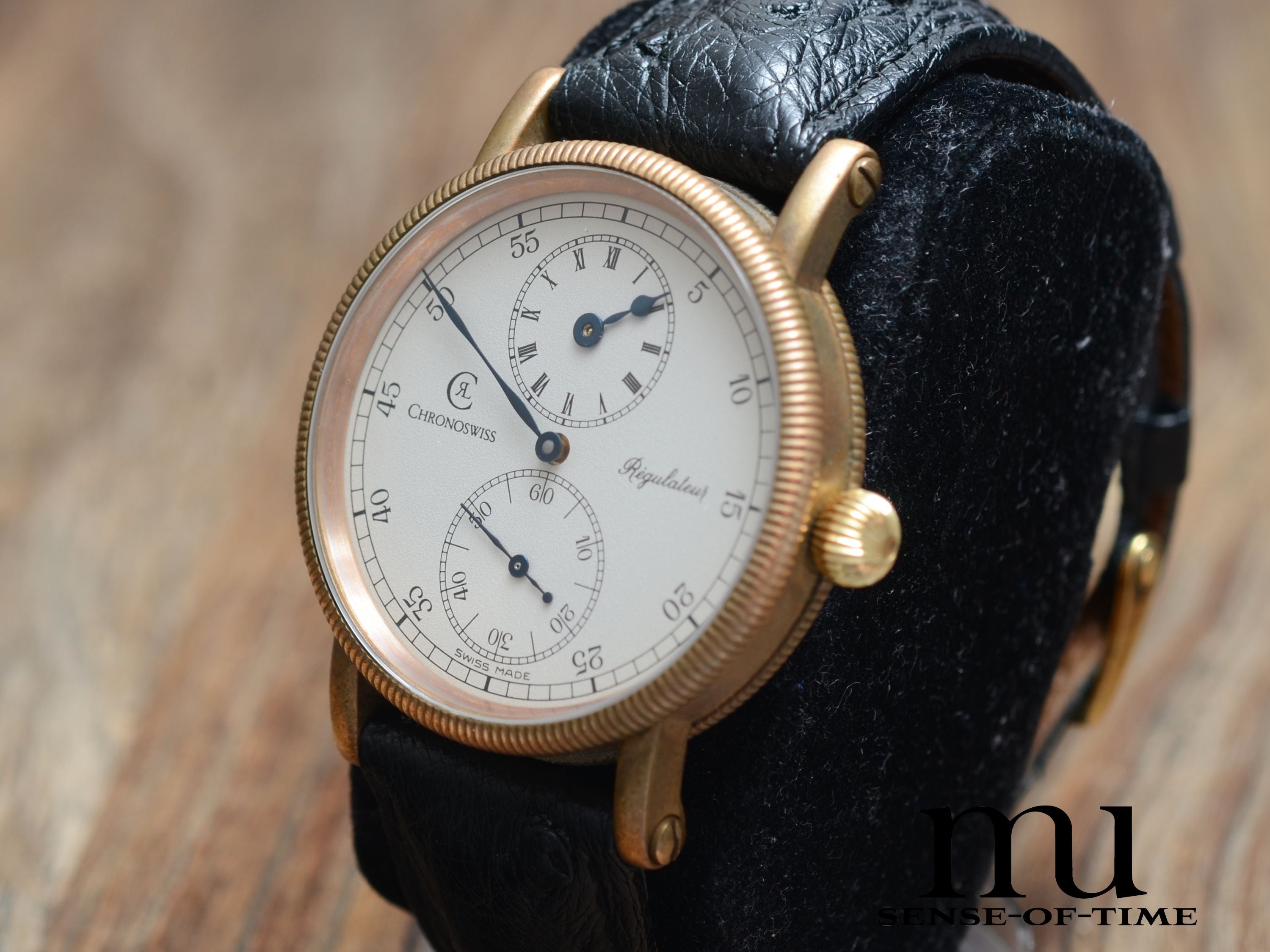 Chronoswiss Regulateur Bronze, 1. Serie Handaufzug-Kaliber, Ref.: CH6327