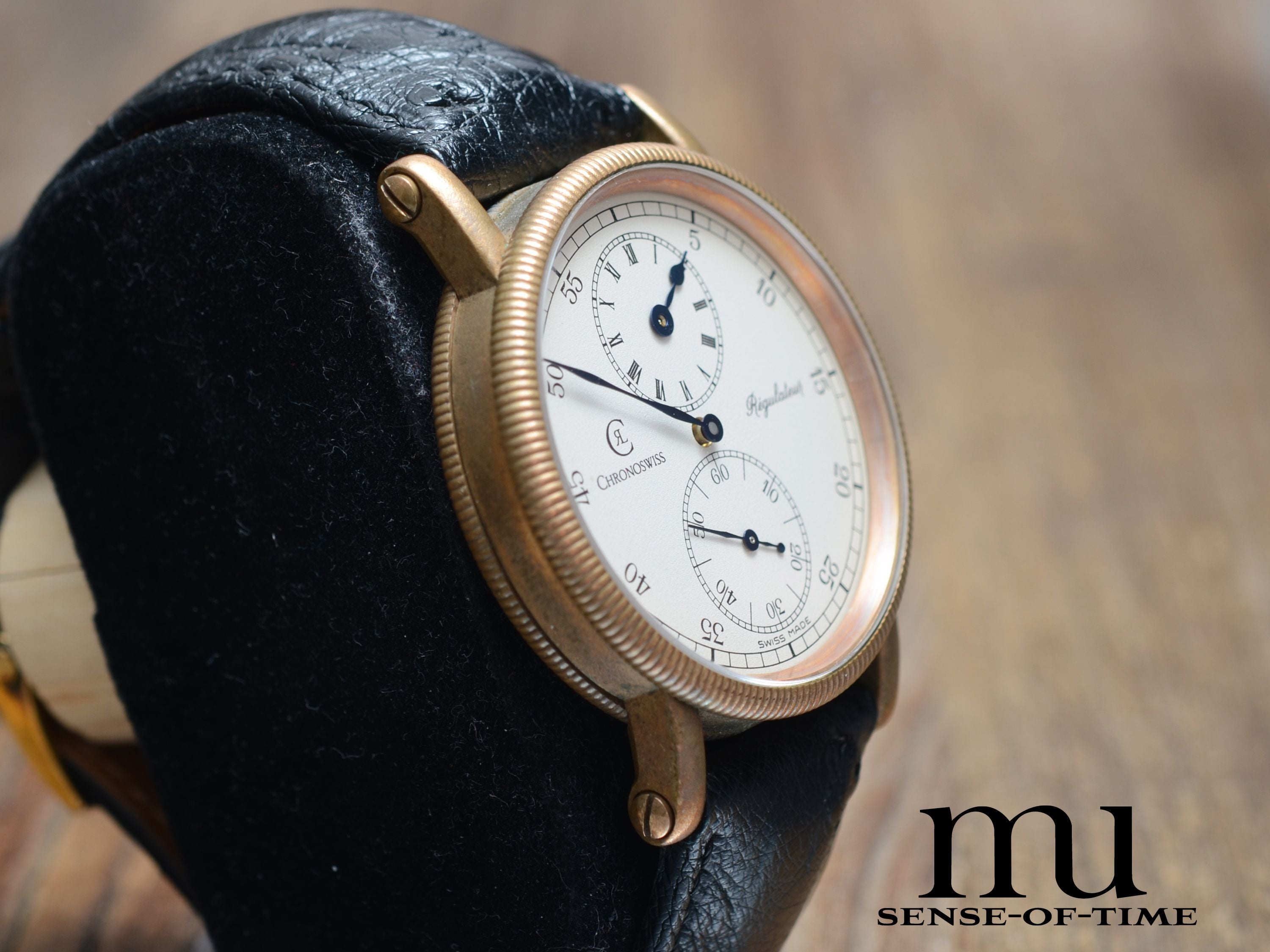 Chronoswiss Regulateur Bronze, 1. Serie Handaufzug-Kaliber, Ref.: CH6327