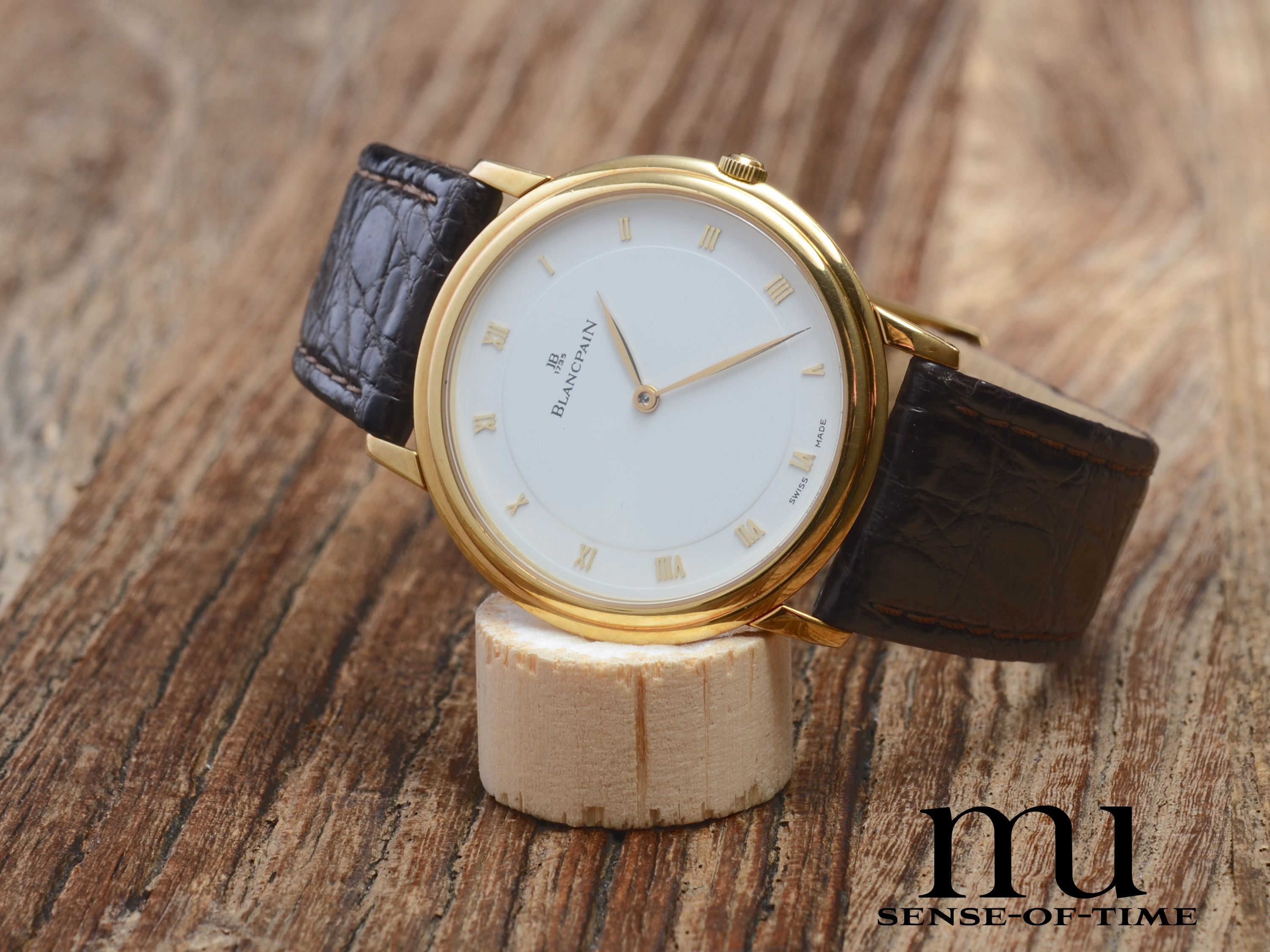 Blancpain Villeret Ultra Slim 18kt Gold Handaufzug, Ref.: 0021-1418