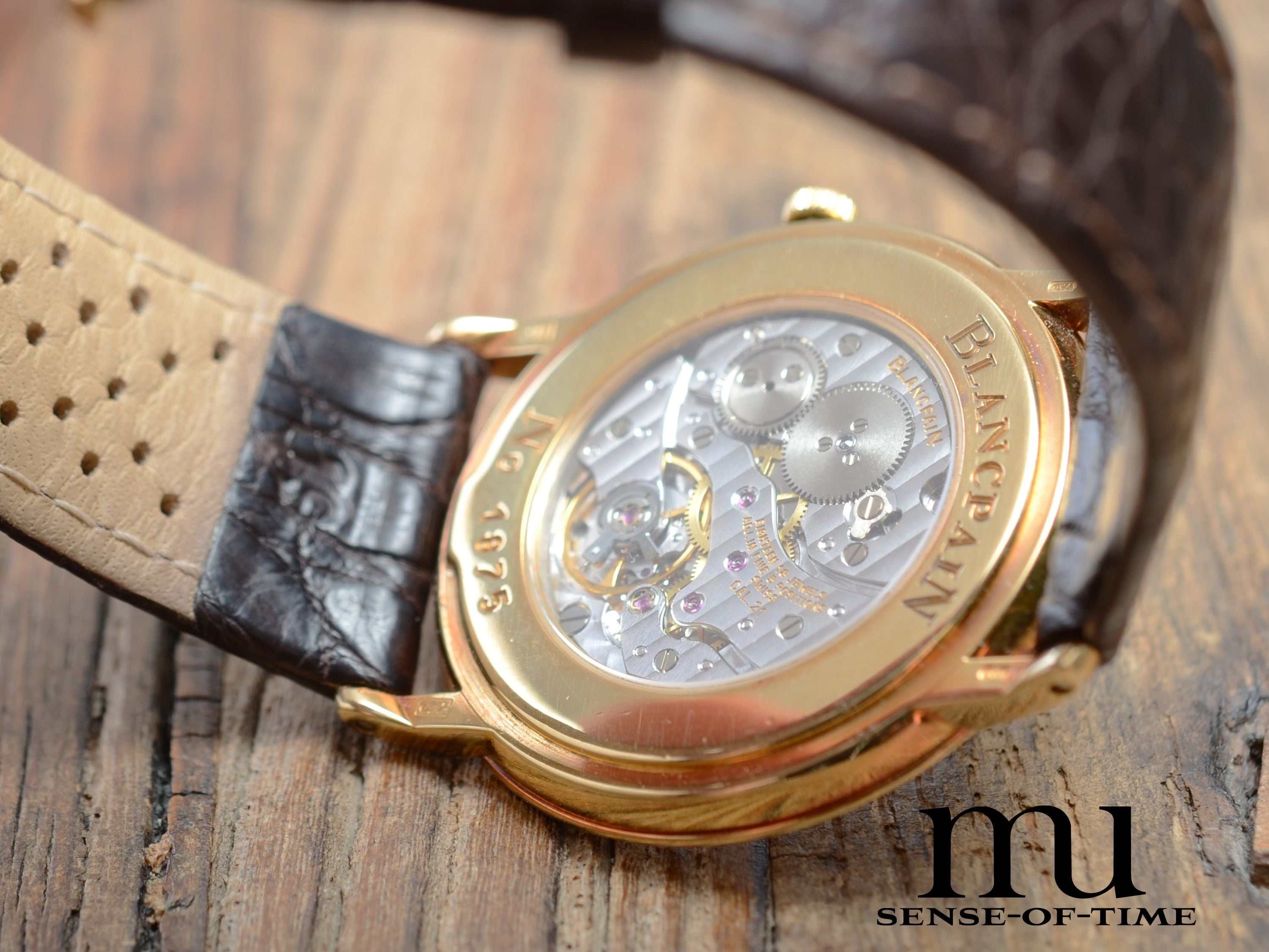 Blancpain Villeret Ultra Slim 18kt Gold Handaufzug, Ref.: 0021-1418