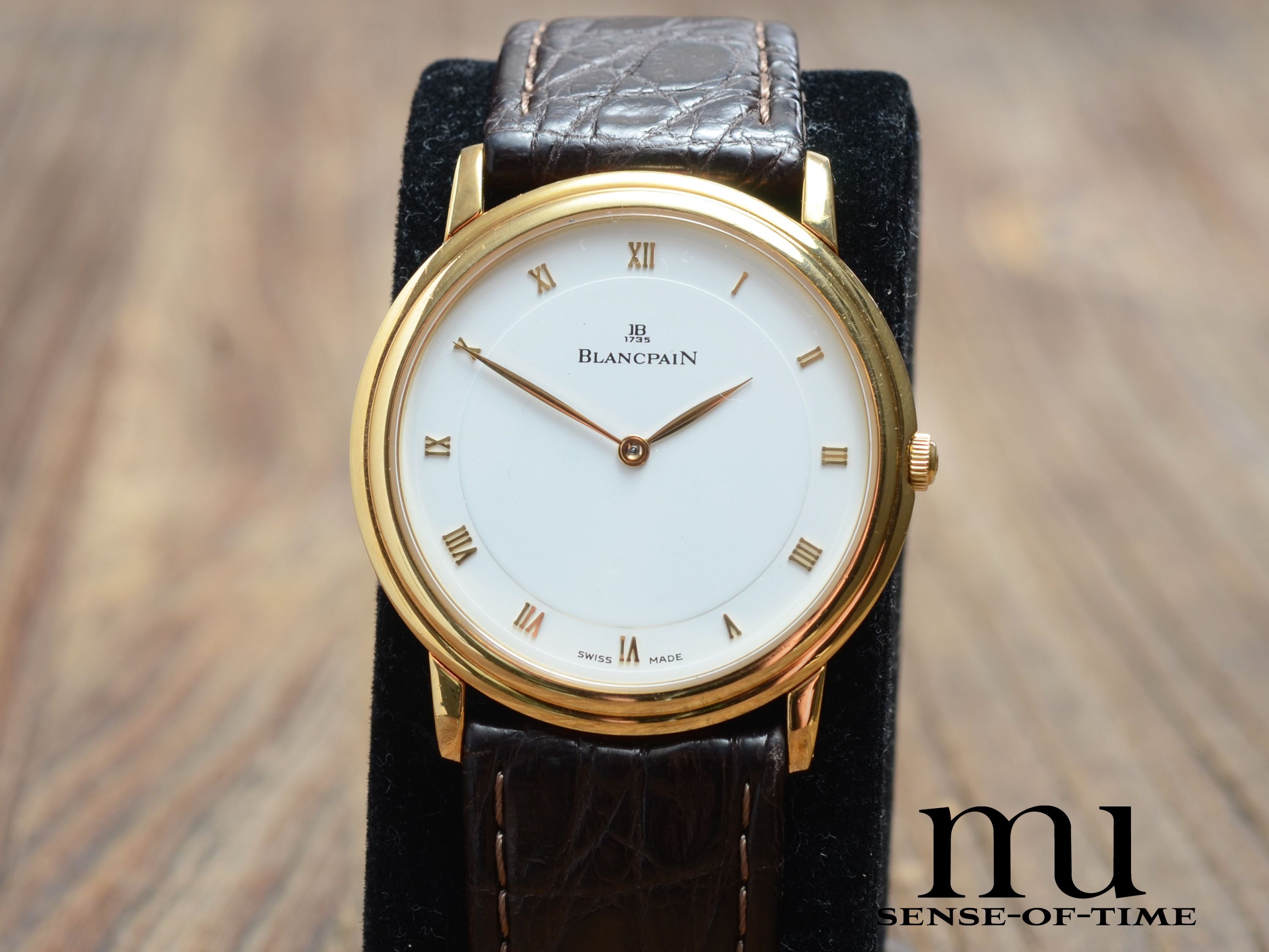 Blancpain Villeret Ultra Slim 18kt Gold Handaufzug, Ref.: 0021-1418