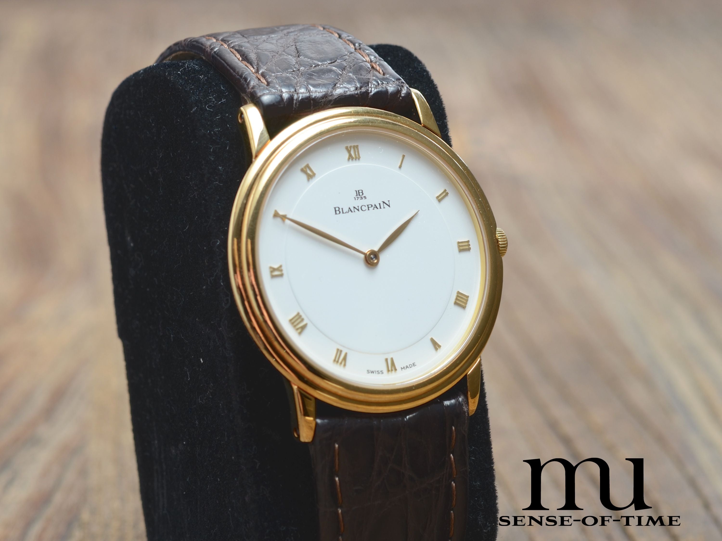 Blancpain Villeret Ultra Slim 18kt Gold Handaufzug, Ref.: 0021-1418