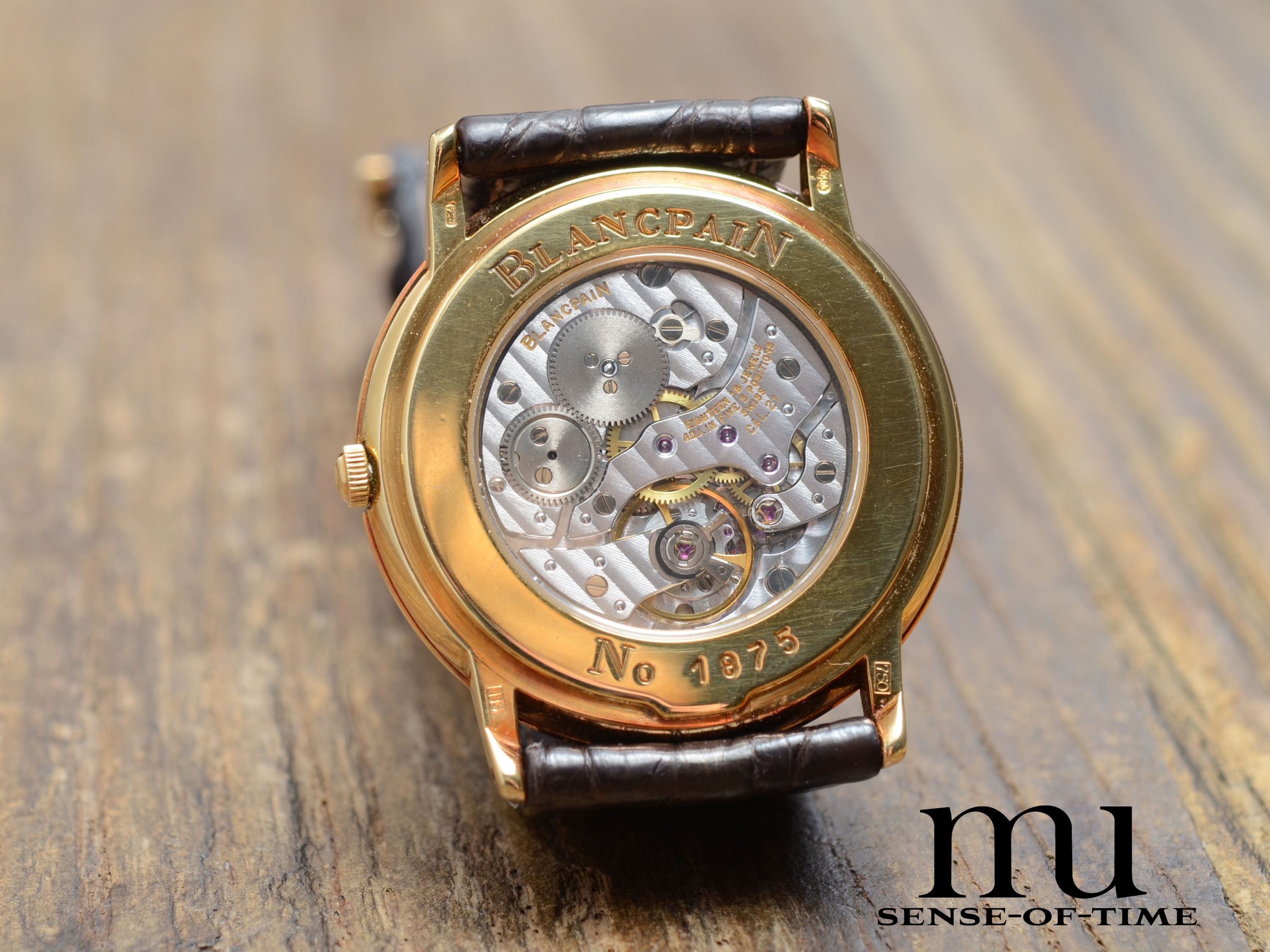 Blancpain Villeret Ultra Slim 18kt Gold Handaufzug, Ref.: 0021-1418