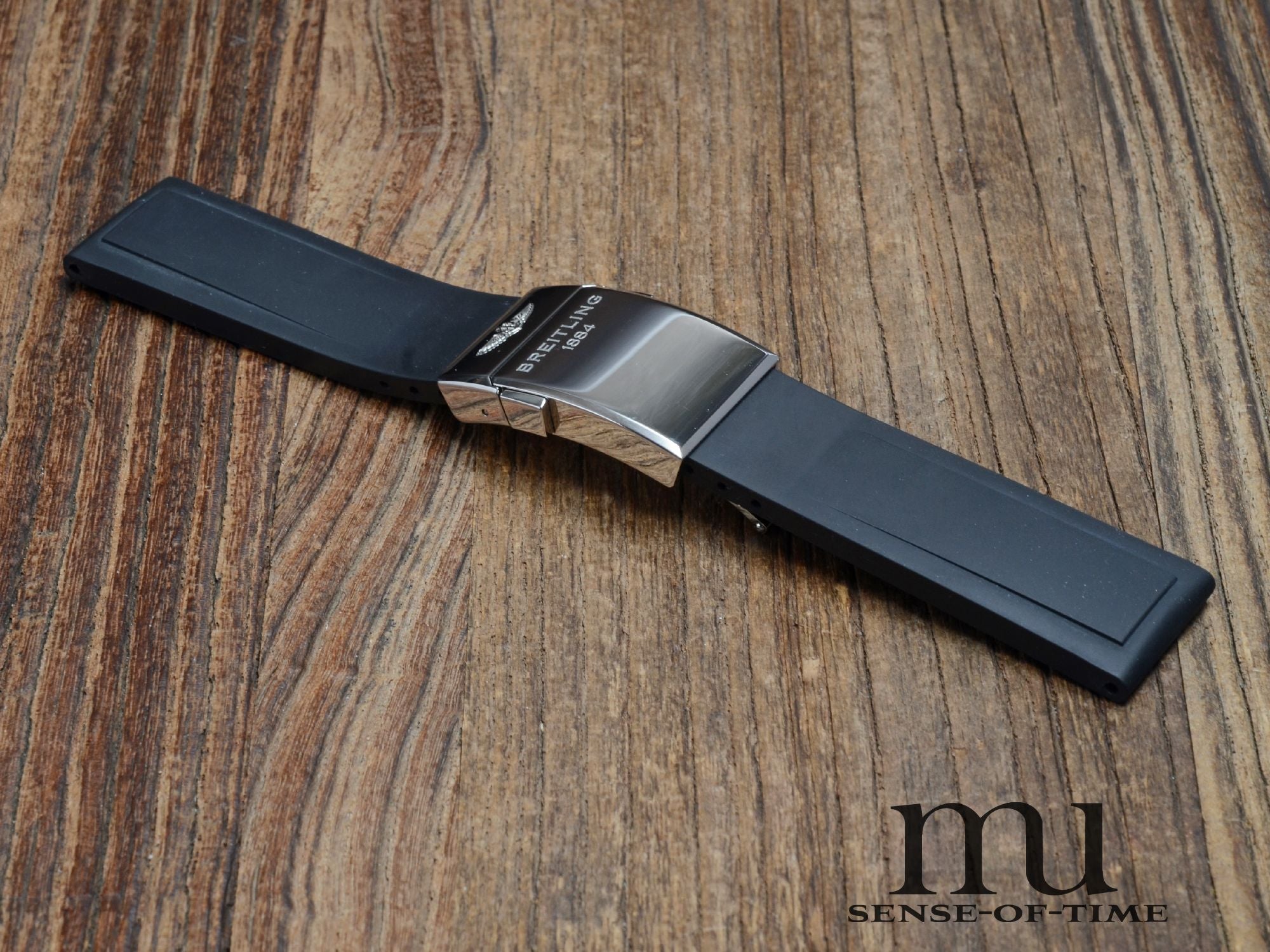 Zubehör: Breitling Ocean Racer Kautschukband 22mm, NOS