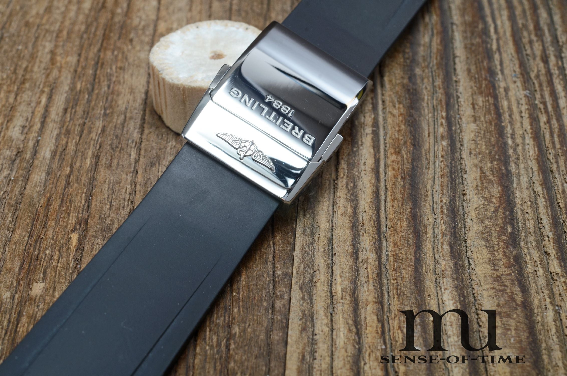 Zubehör: Breitling Ocean Racer Kautschukband 22mm, NOS