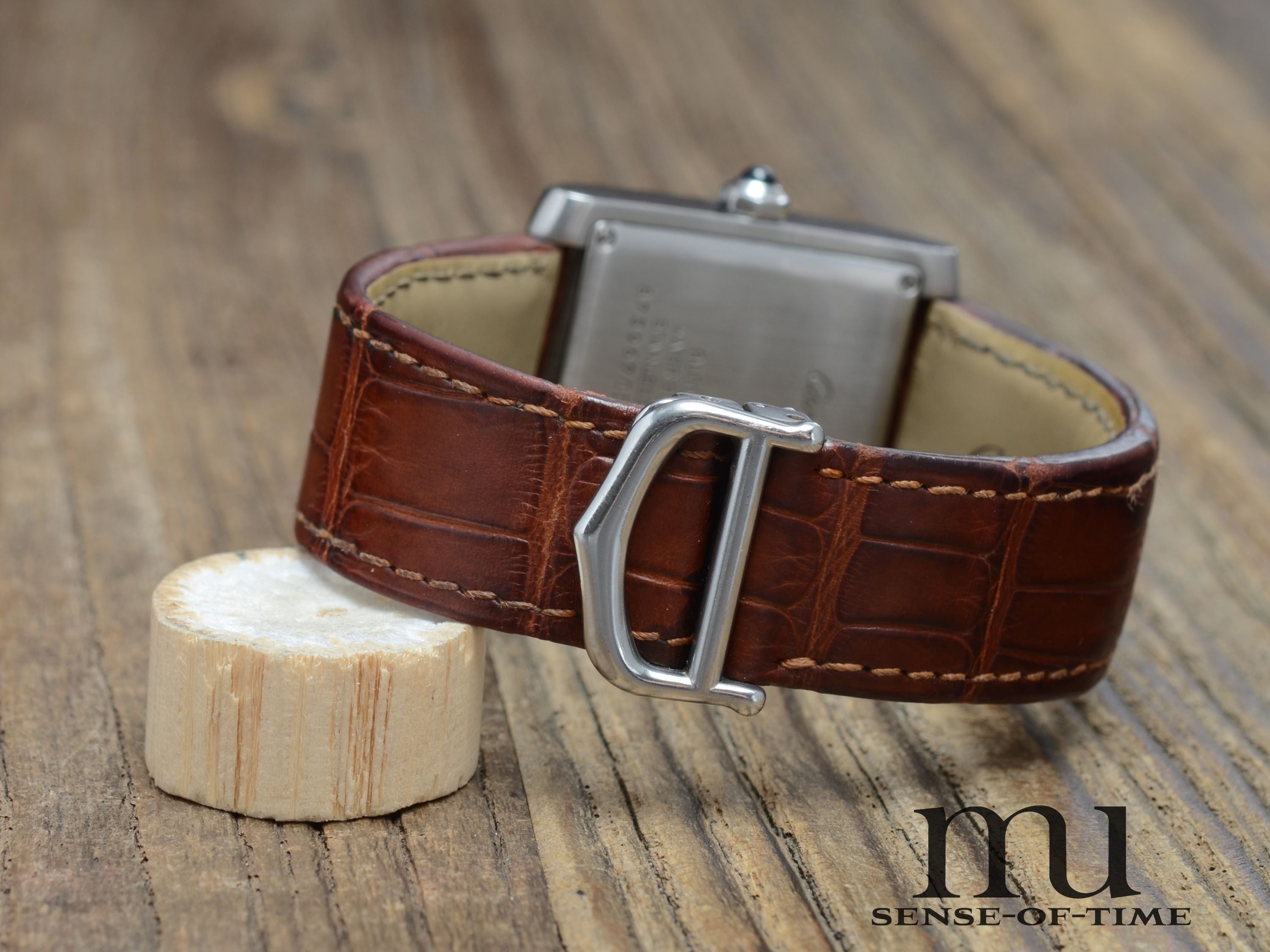 Cartier Tank Française Edelstahl Automatik mit Faltschließe, Ref.: 2564