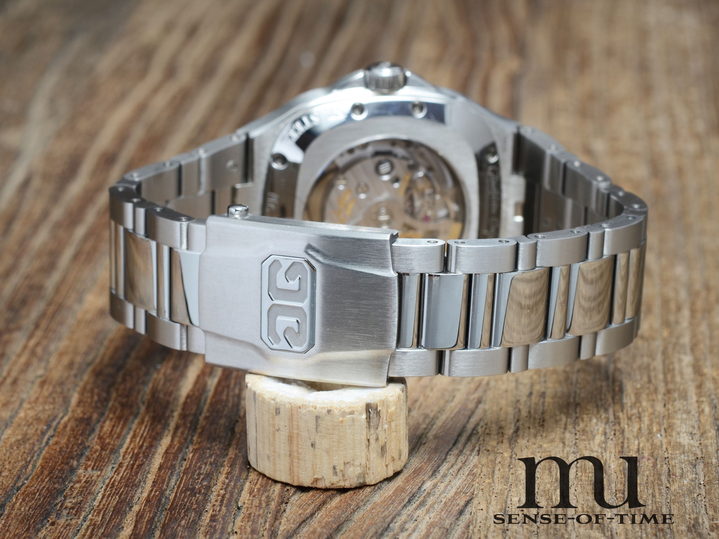 Glashütte Original Seventies Panoramdatum, Blaues Zifferblatt, Full Set, Cal.: 39-47