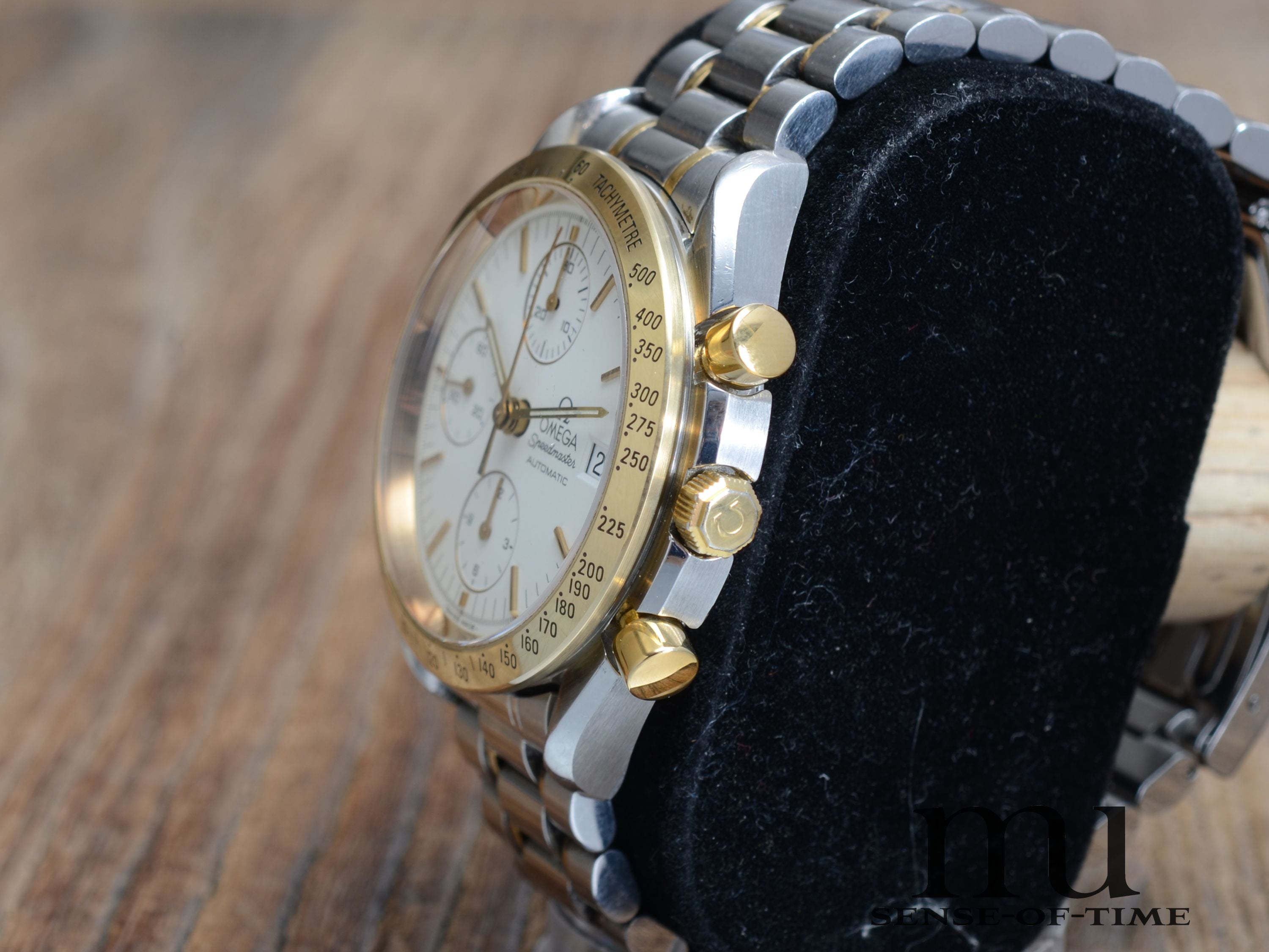 Omega Speedmaster Stahl/Gold Automatic Reduced Chronograph, Ref.: 175.0043