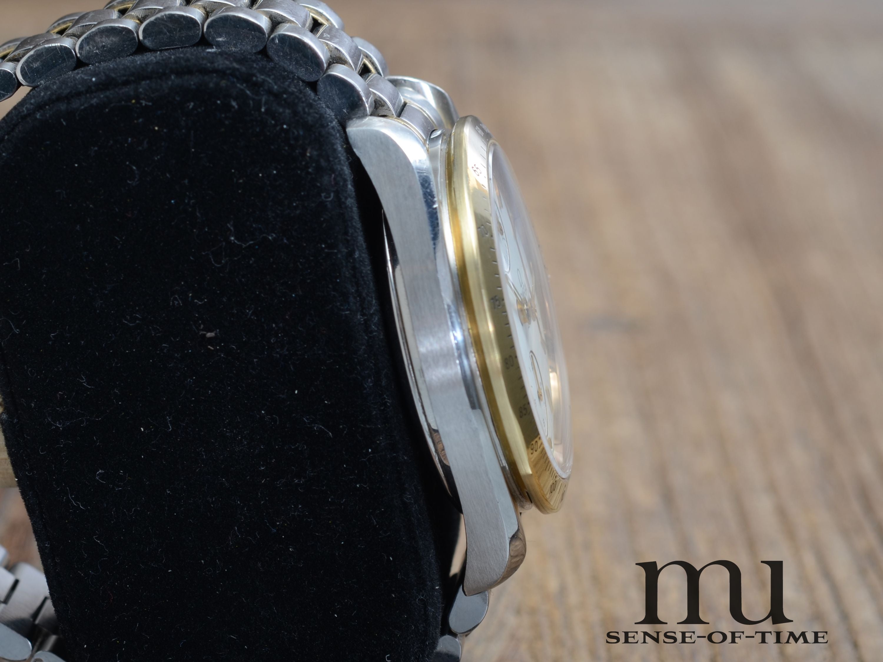 Omega Speedmaster Stahl/Gold Automatic Reduced Chronograph, Ref.: 175.0043