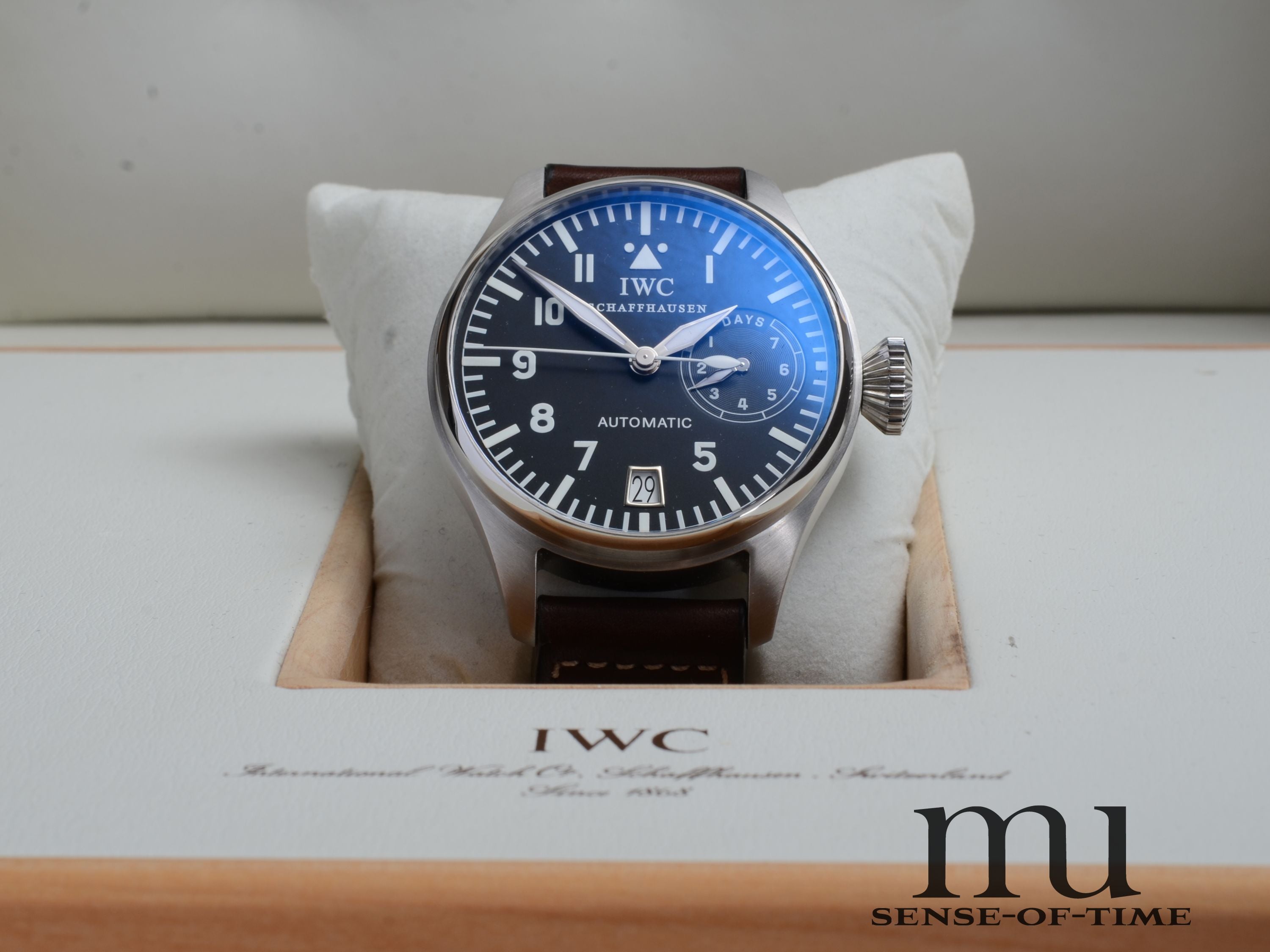 IWC Große Fliegeruhr Big Pilot, 7 Tage, Full Set, Herstellerservice, Ref.: IW5002