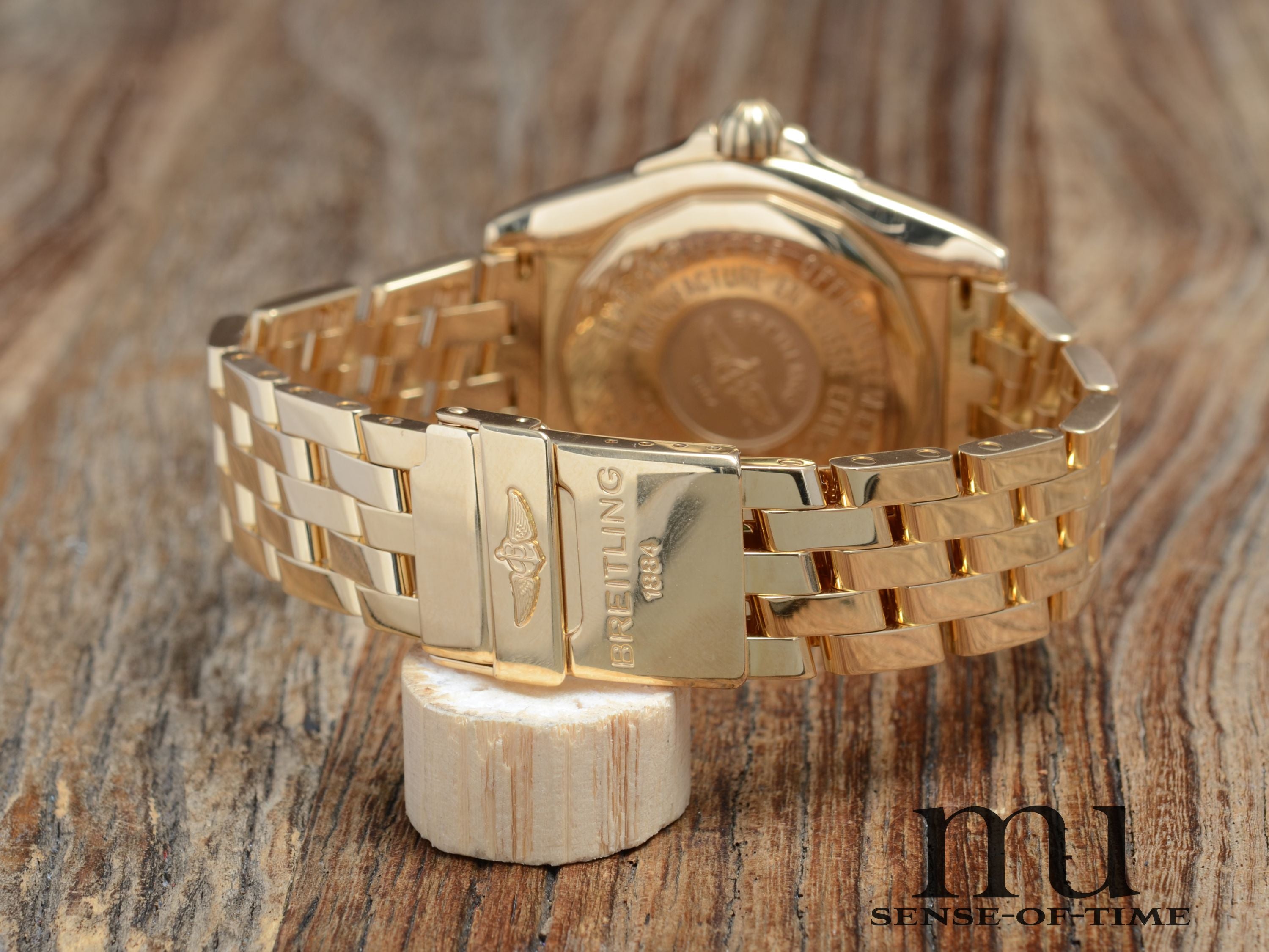 Breitling Cockpit Big Date 18kt Gold, Full Set, NOS, Ref: K49350