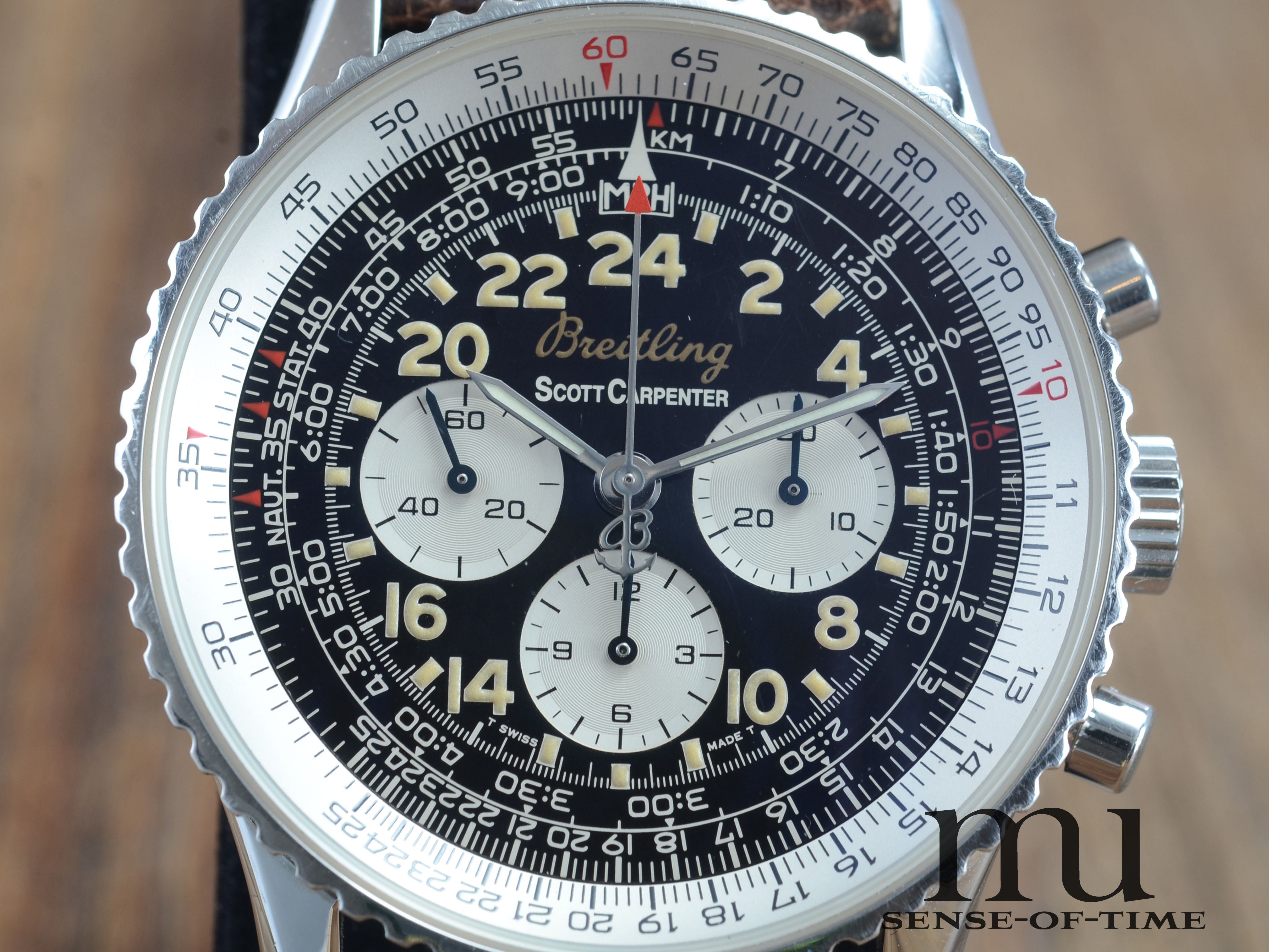 Breitling Navitimer Cosmonaute Scott Carpenter Space Limited Edition Tritium