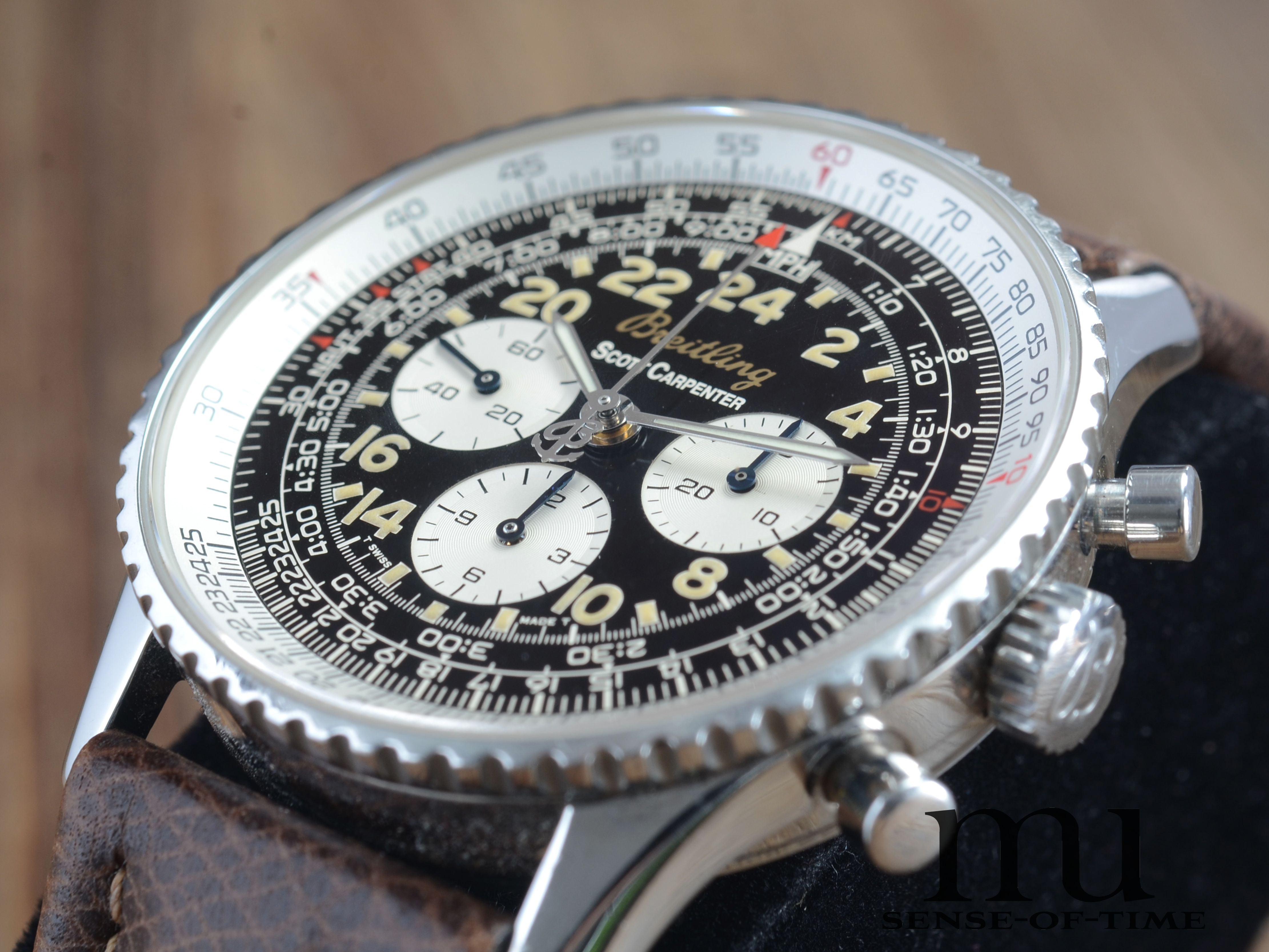 Breitling Navitimer Cosmonaute Scott Carpenter Space Limited Edition Tritium