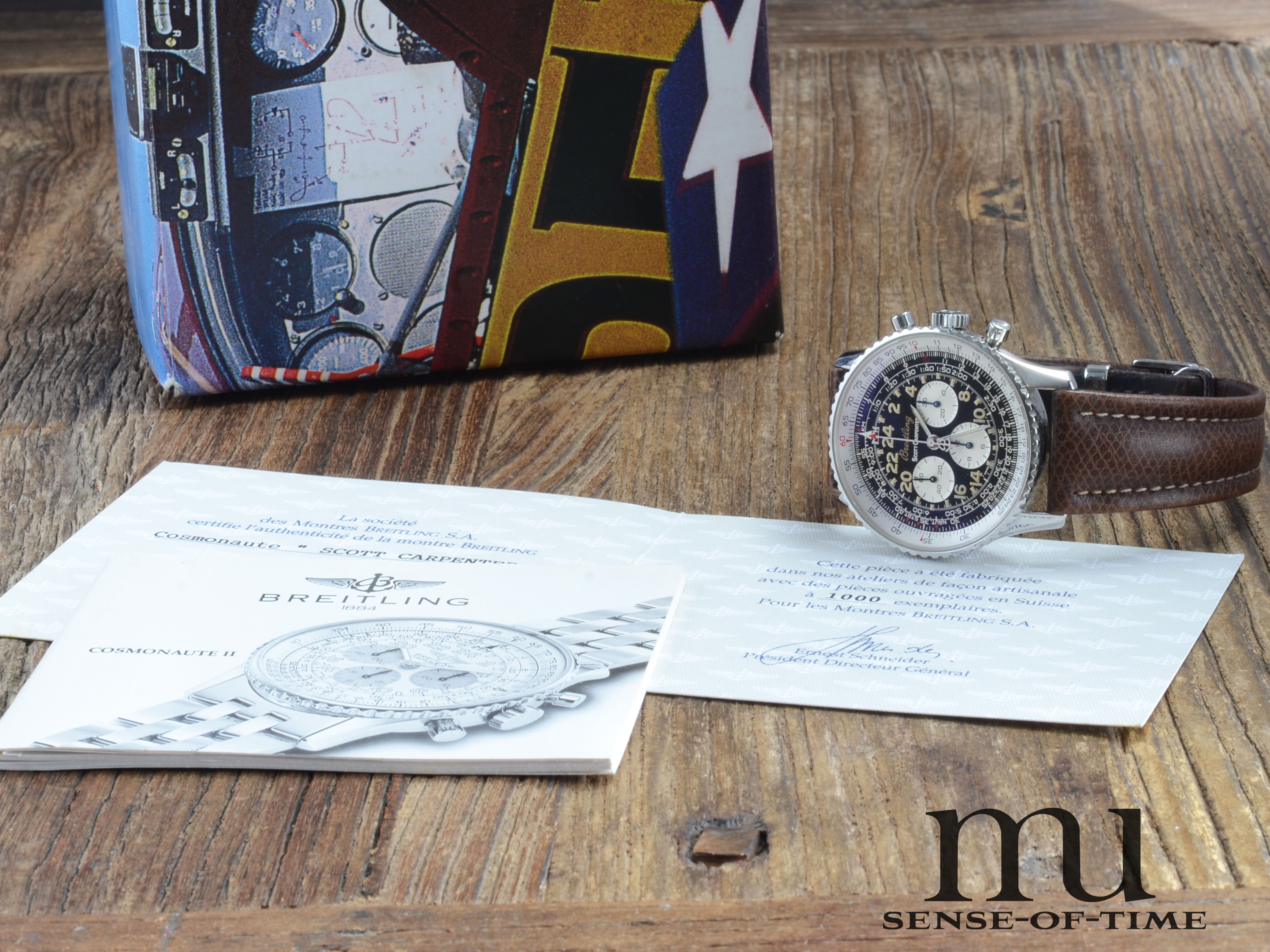 Breitling Navitimer Cosmonaute Scott Carpenter Space Limited Edition Tritium