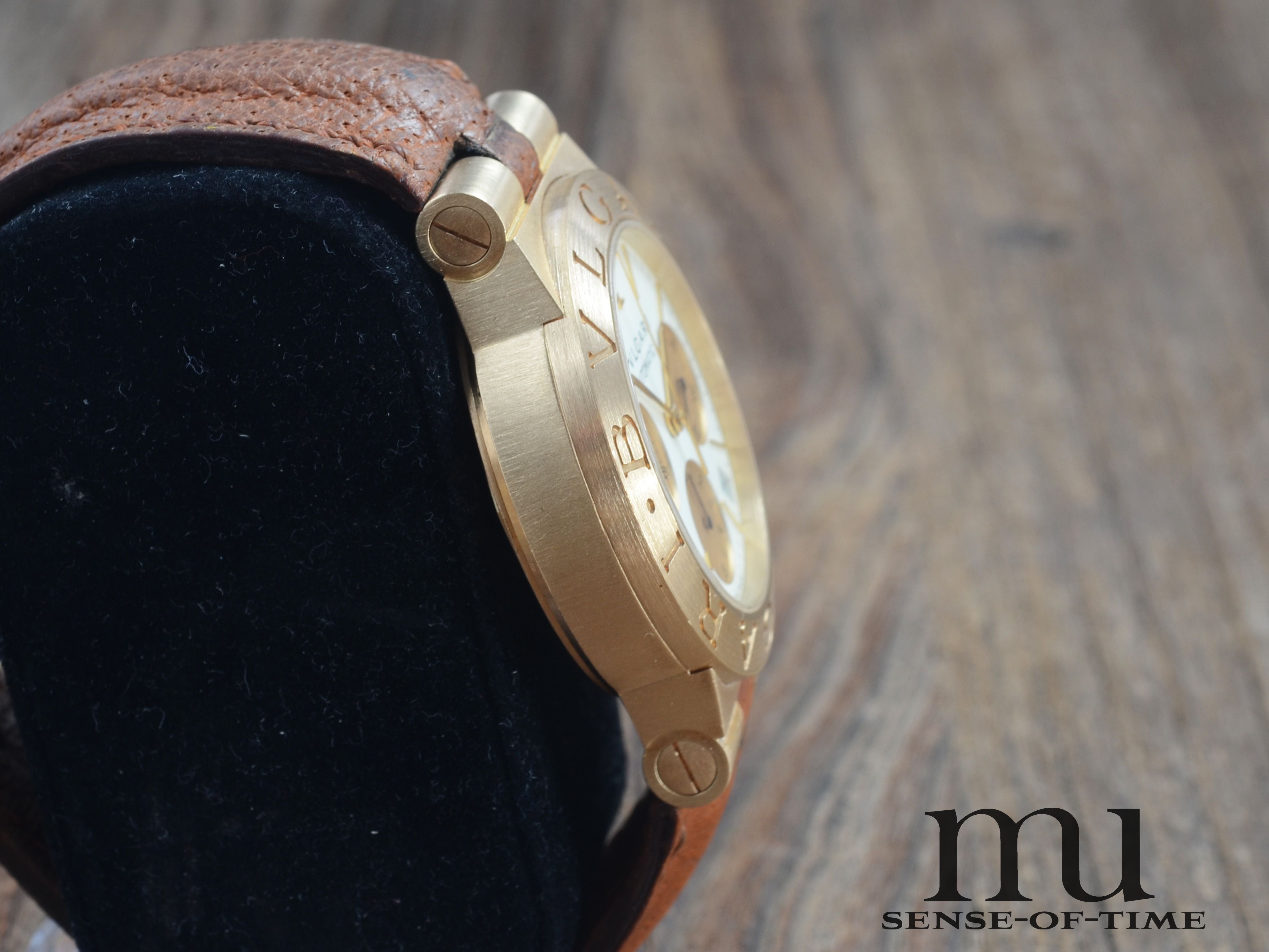 Bulgari Diagono Automatik Chronograph 18kt Gold, Ref.: CH 35G