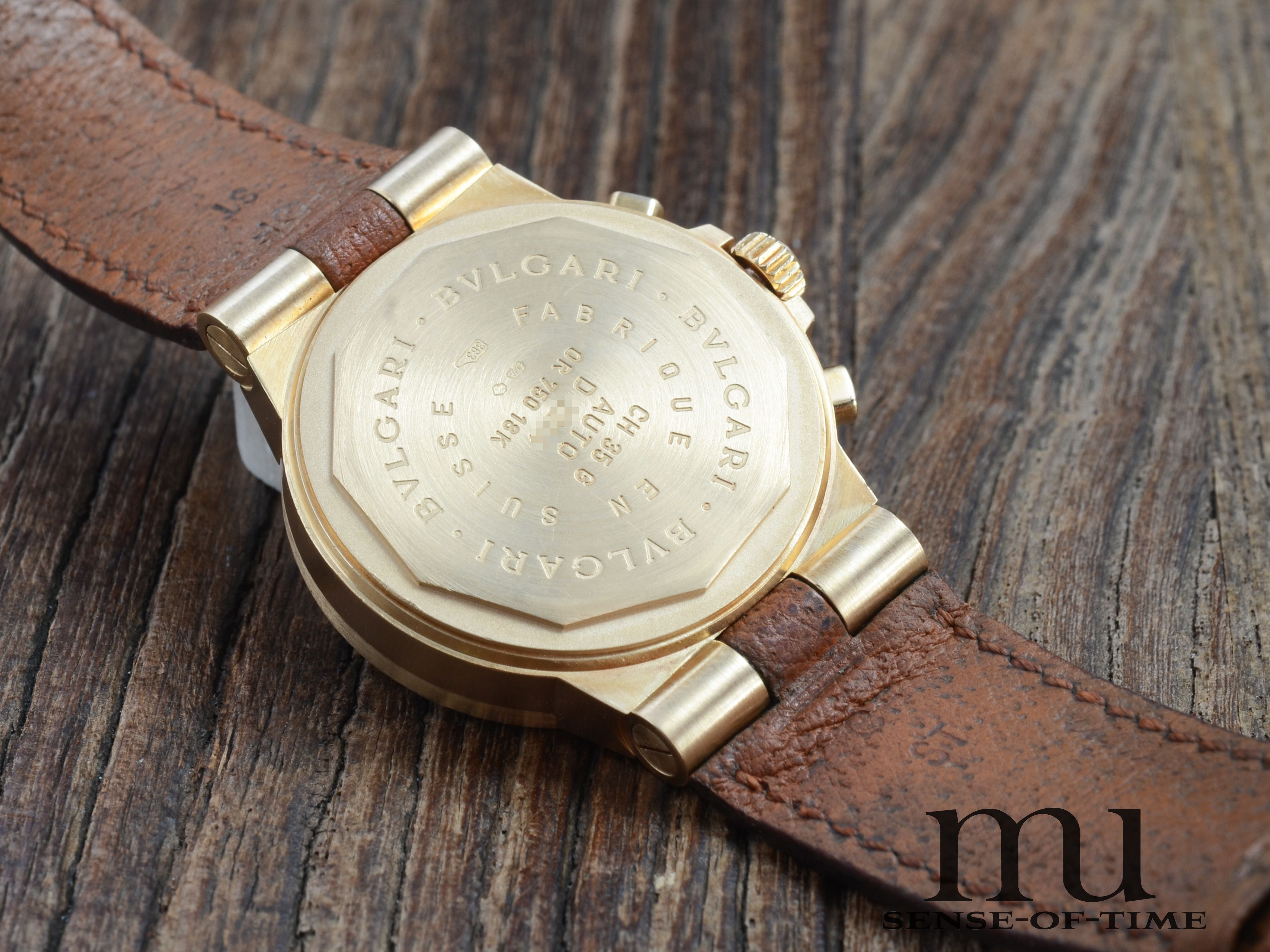 Bulgari Diagono Automatik Chronograph 18kt Gold, Ref.: CH 35G