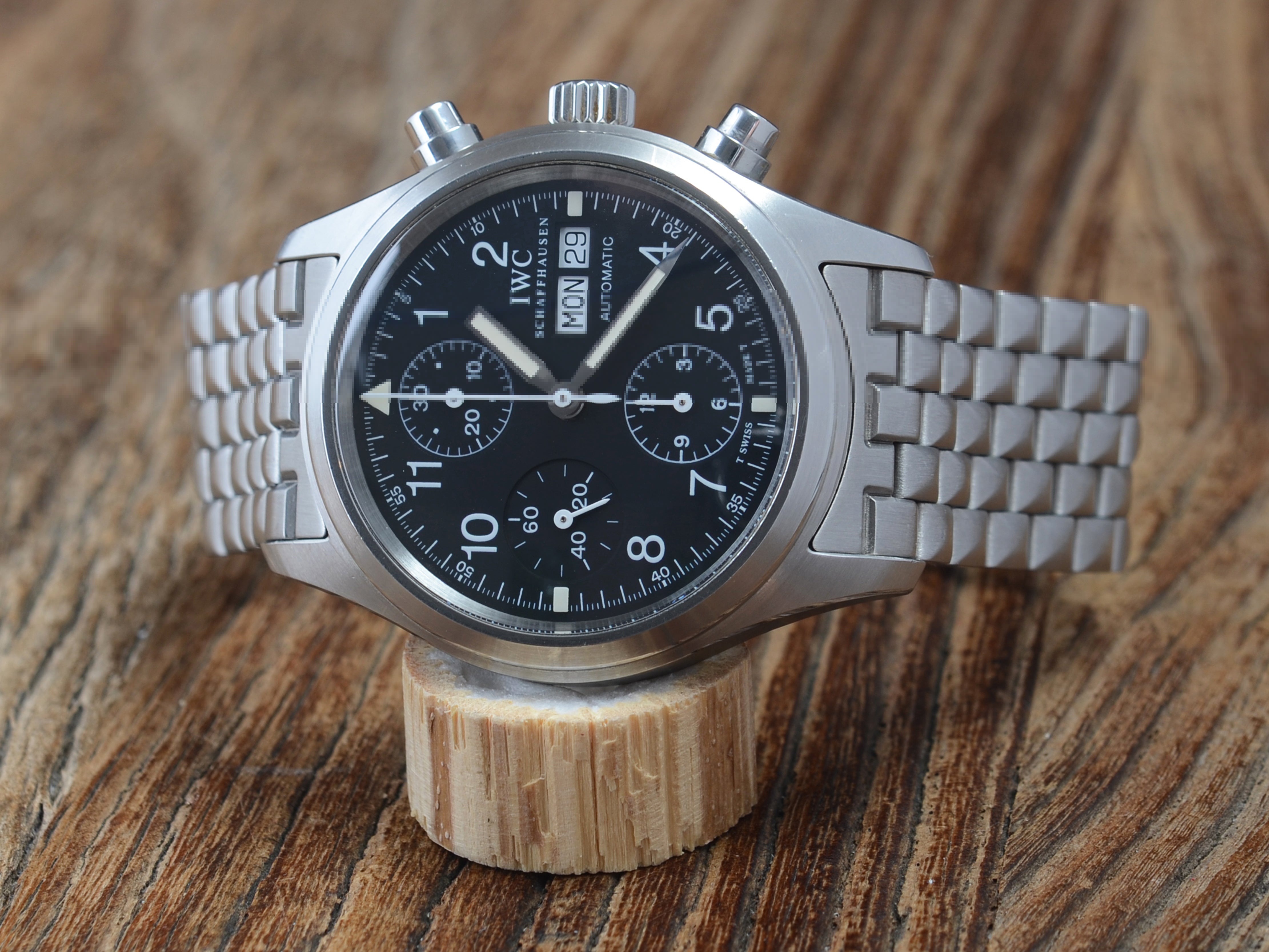 IWC Pilot Flieger-Chronograph, Tritium, IW3706