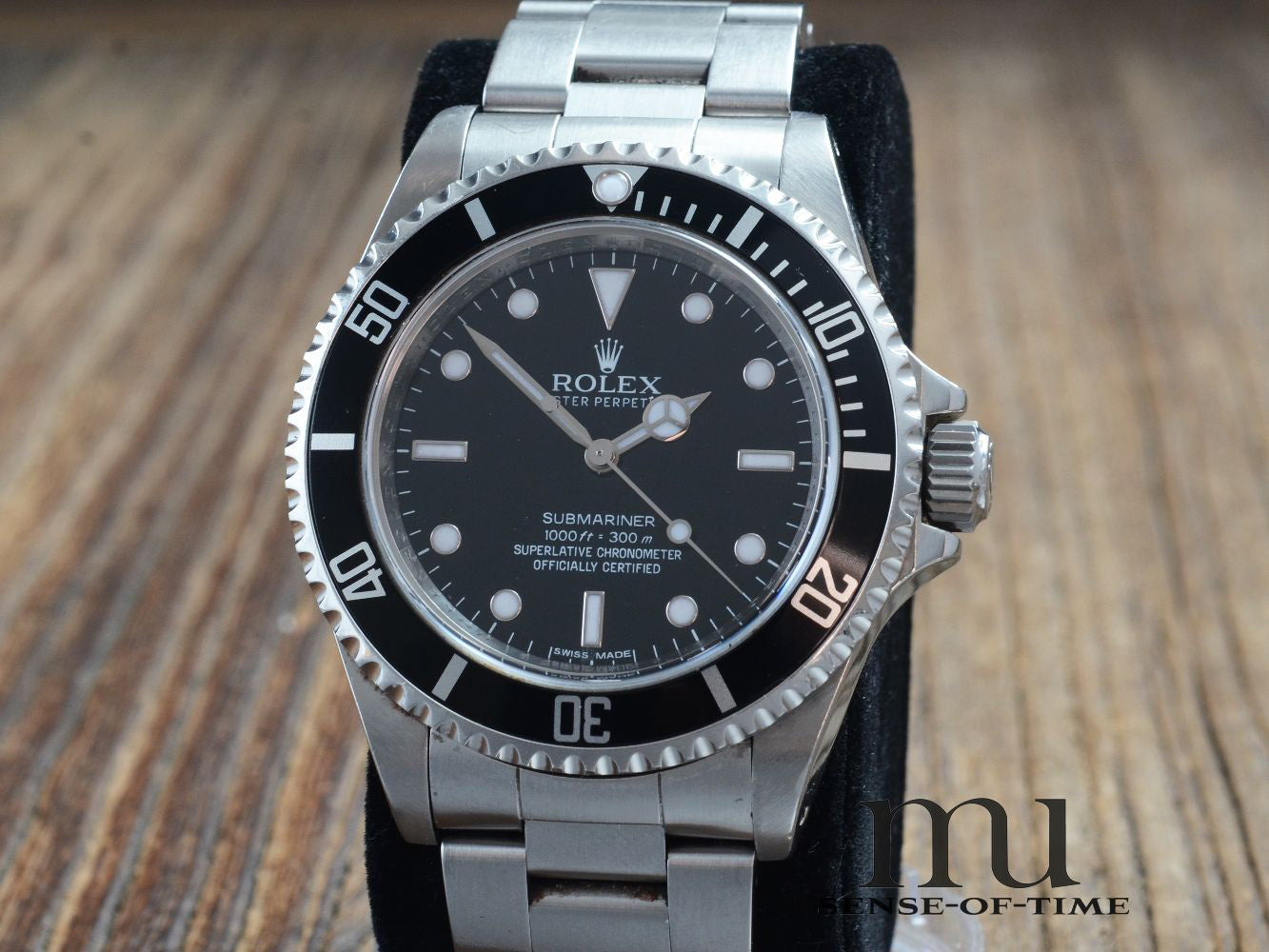 Rolex Submariner 'no date' 14060M, Rolex Service 5/2017