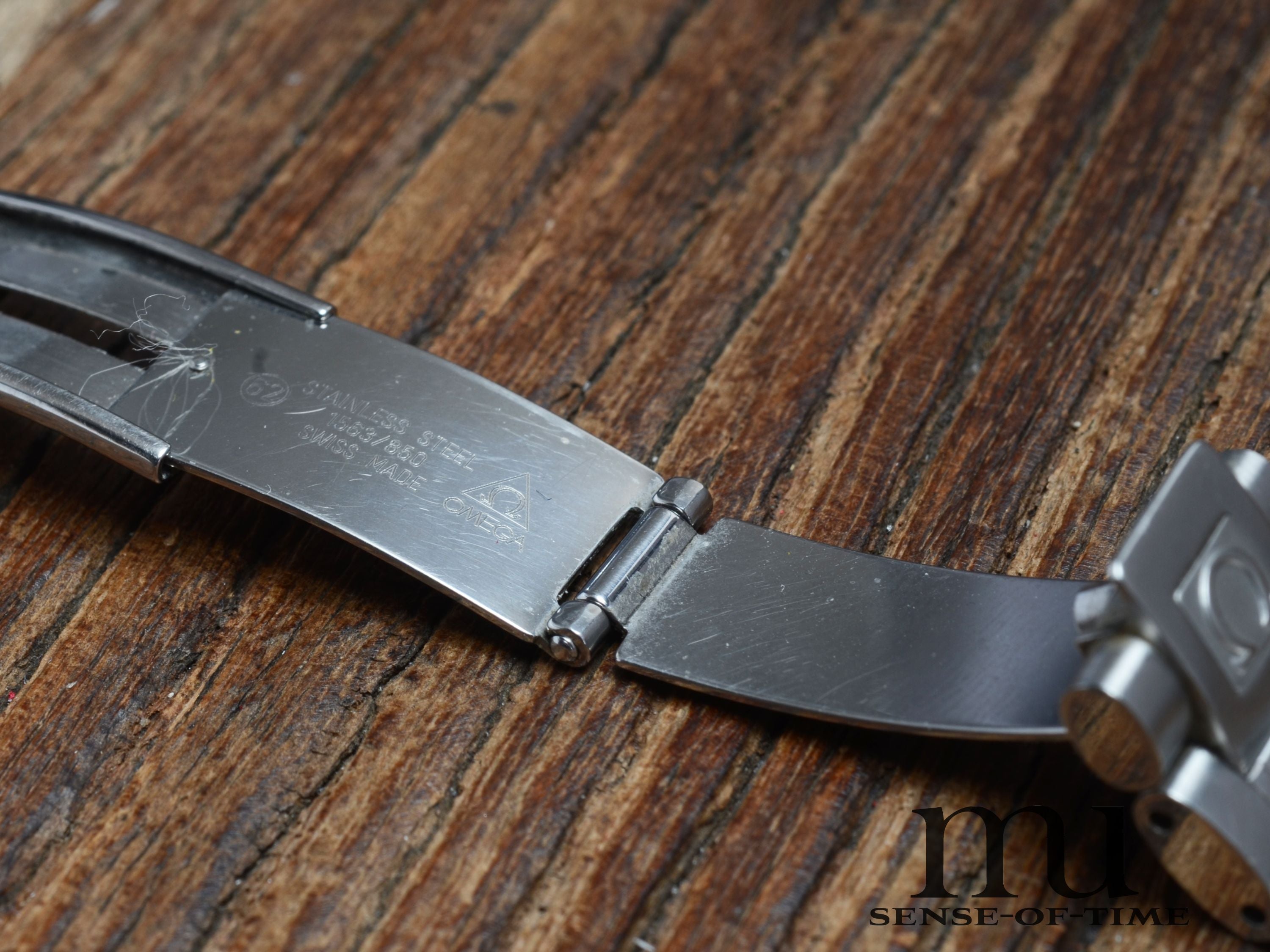 Zubehör: Omega Speedmaster Stahlband Bracelet 18mm 1563/850