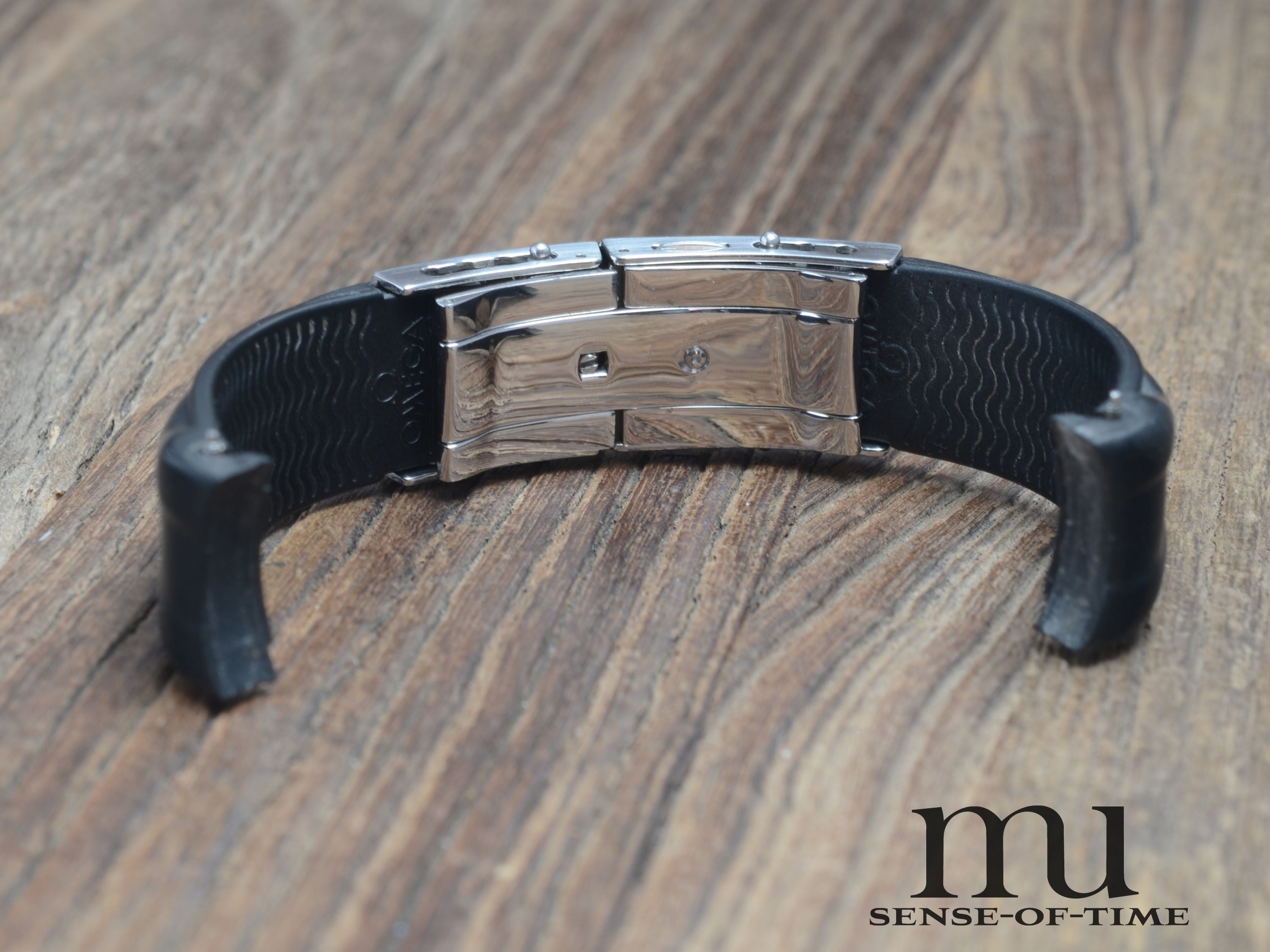 Zubehör: Omega Seamaster Kautschukband mit Faltschließe 20mm