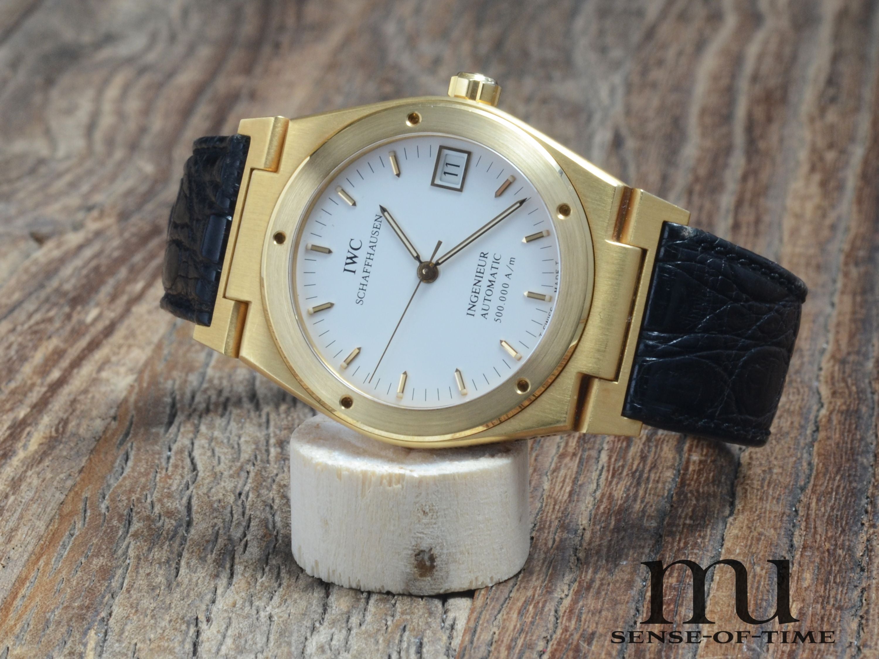 IWC Ingenieur 18kt Gold 500.000 A/m, like new, IW3518