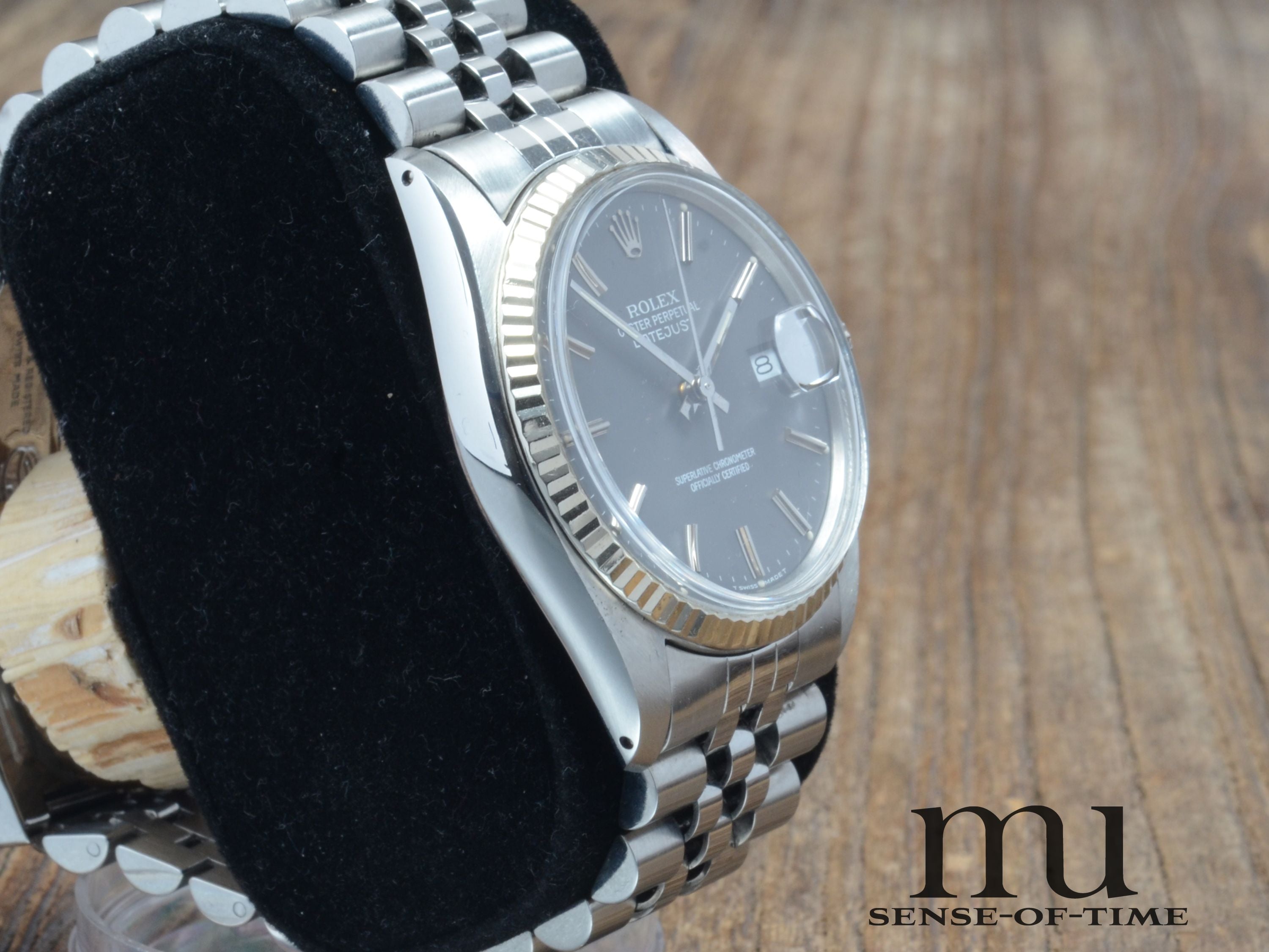 Rolex Datejust 36mm St/WG Grey Dial, Ref.: 16014