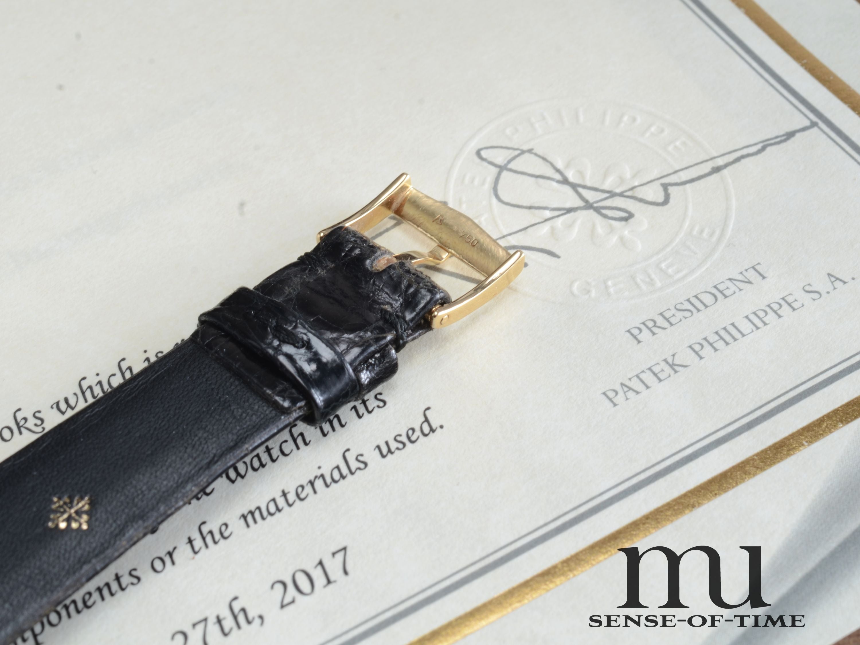 Patek Philippe Calatrava 18kt Gelbgold, Ref.: 3919J