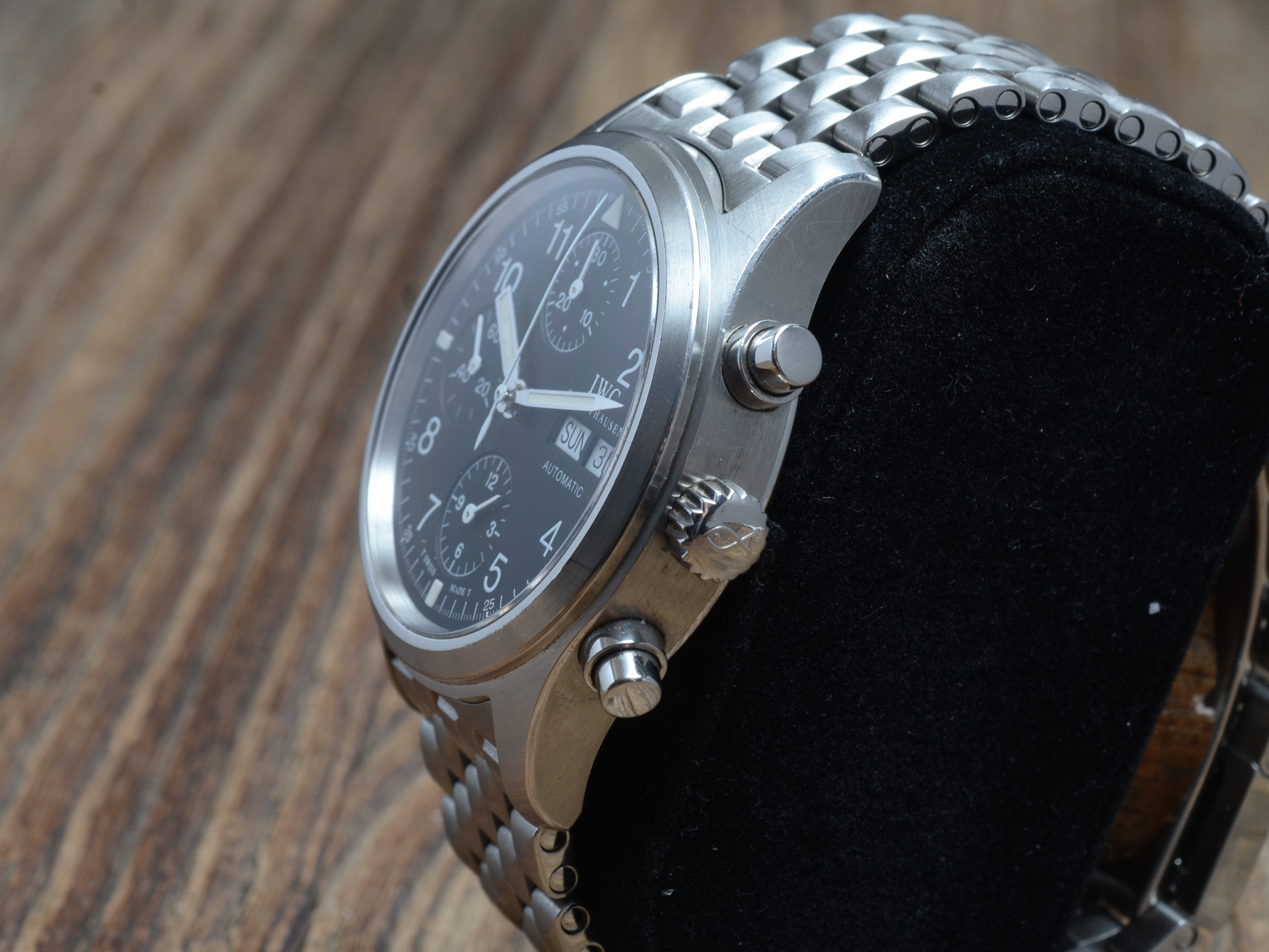 IWC Pilot Flieger-Chronograph, Tritium, IW3706