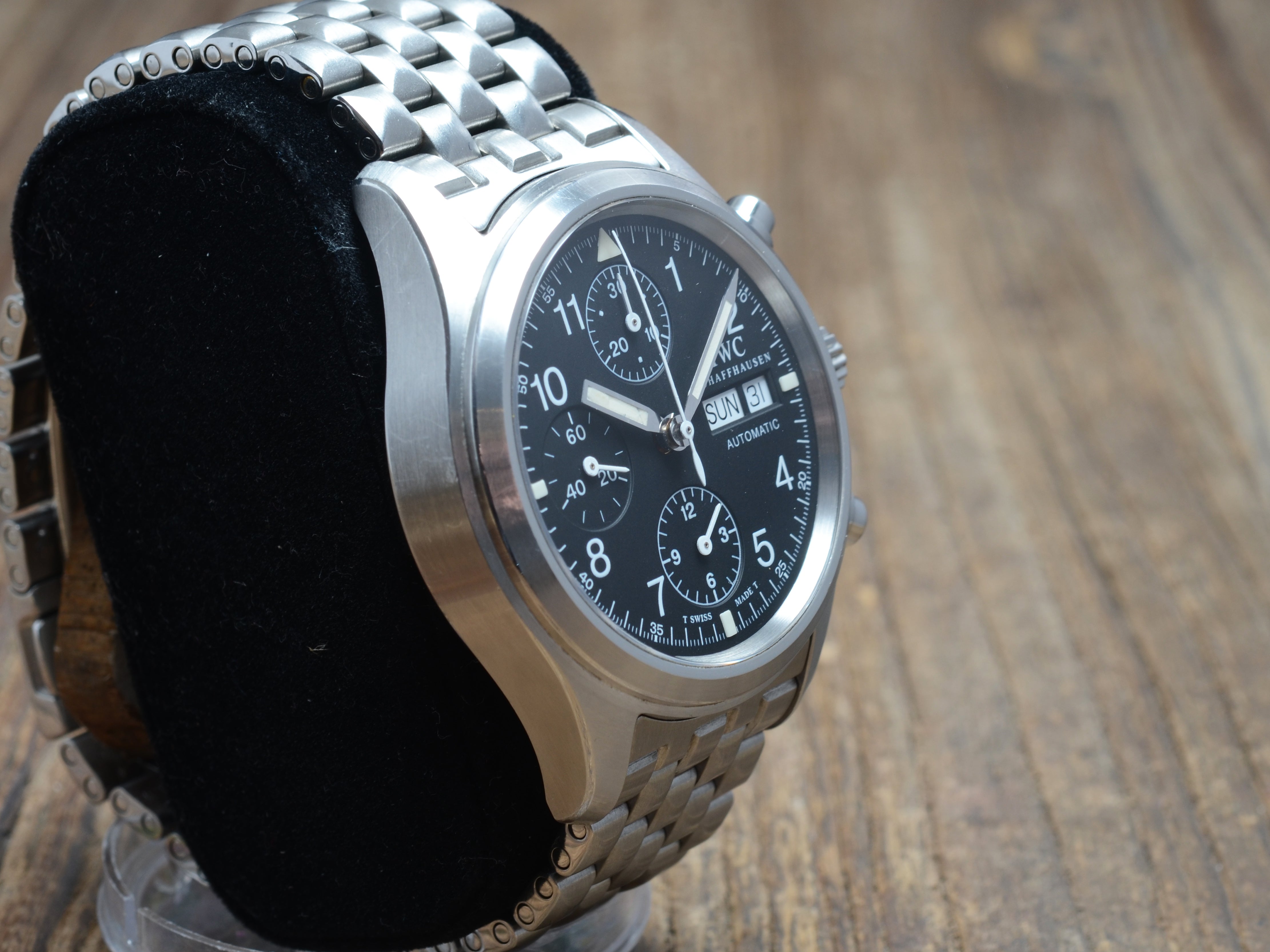 IWC Pilot Flieger-Chronograph, Tritium, IW3706