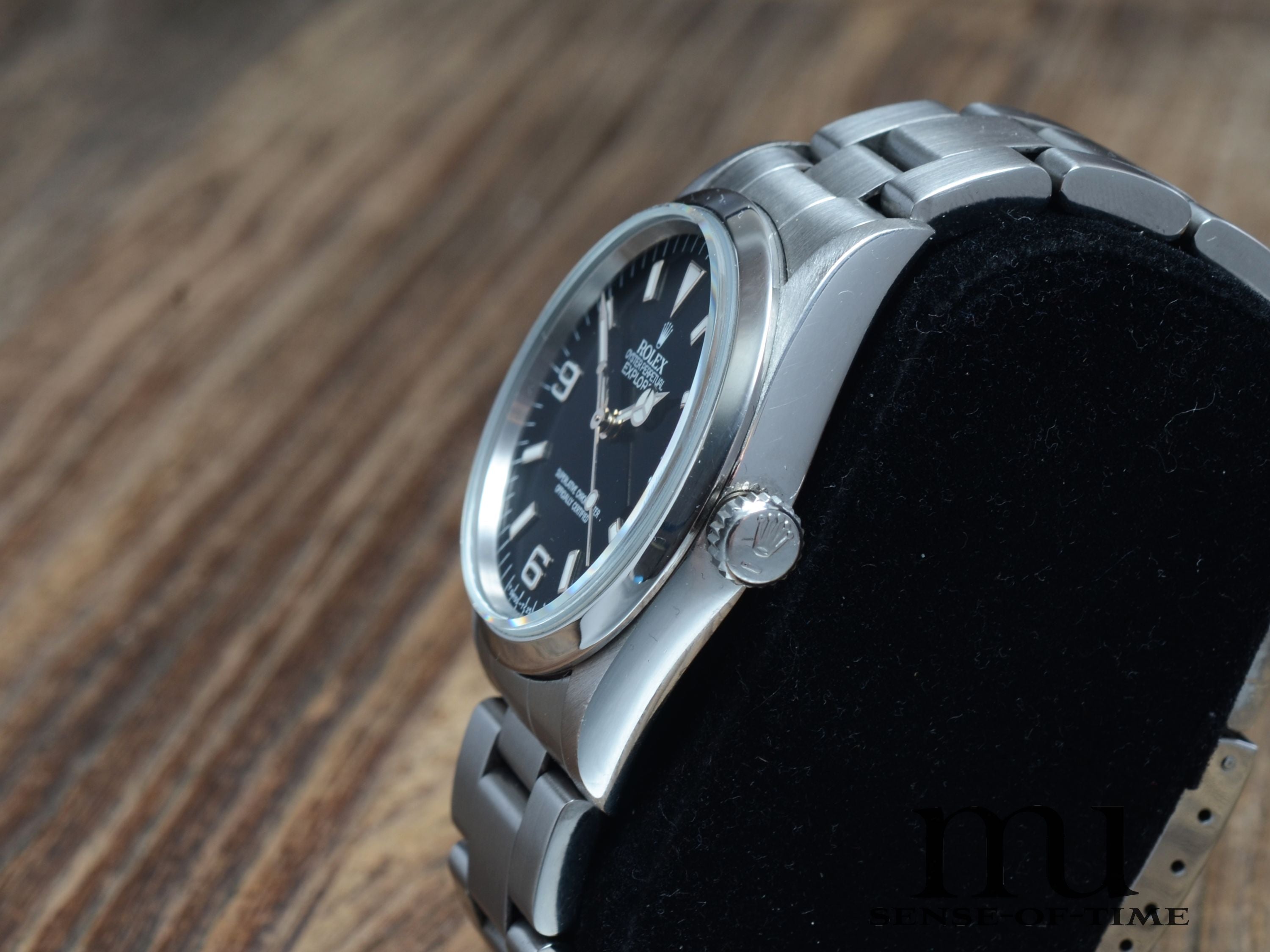 Rolex Explorer I Vintage mit Stardust Tritium-Dial & Hands, Ref.: 14270