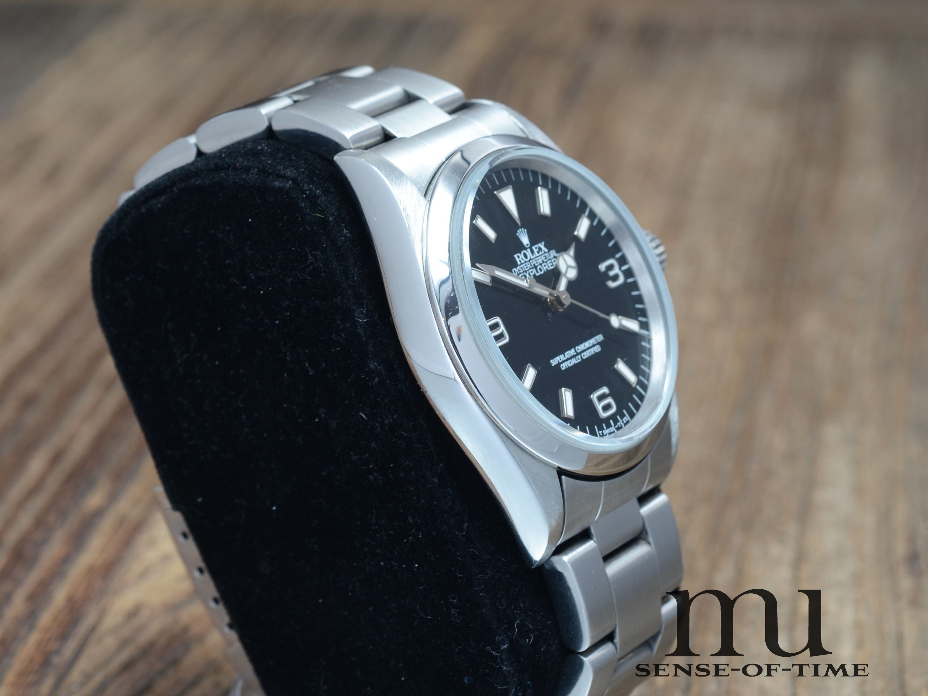 Rolex Explorer I Vintage mit Stardust Tritium-Dial & Hands, Ref.: 14270