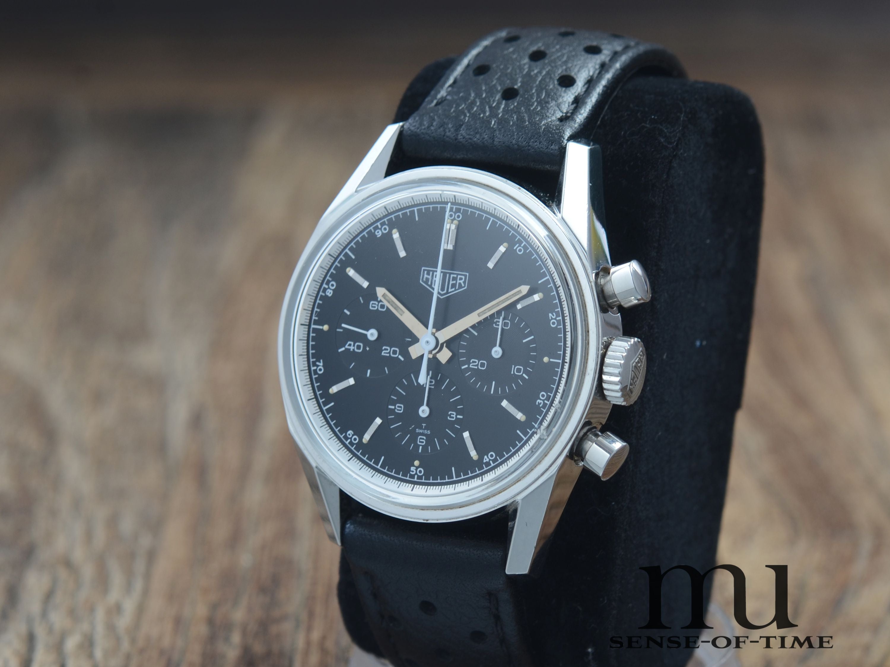 Heuer Carrera 1964 Re-Edition Lemania Handaufzug