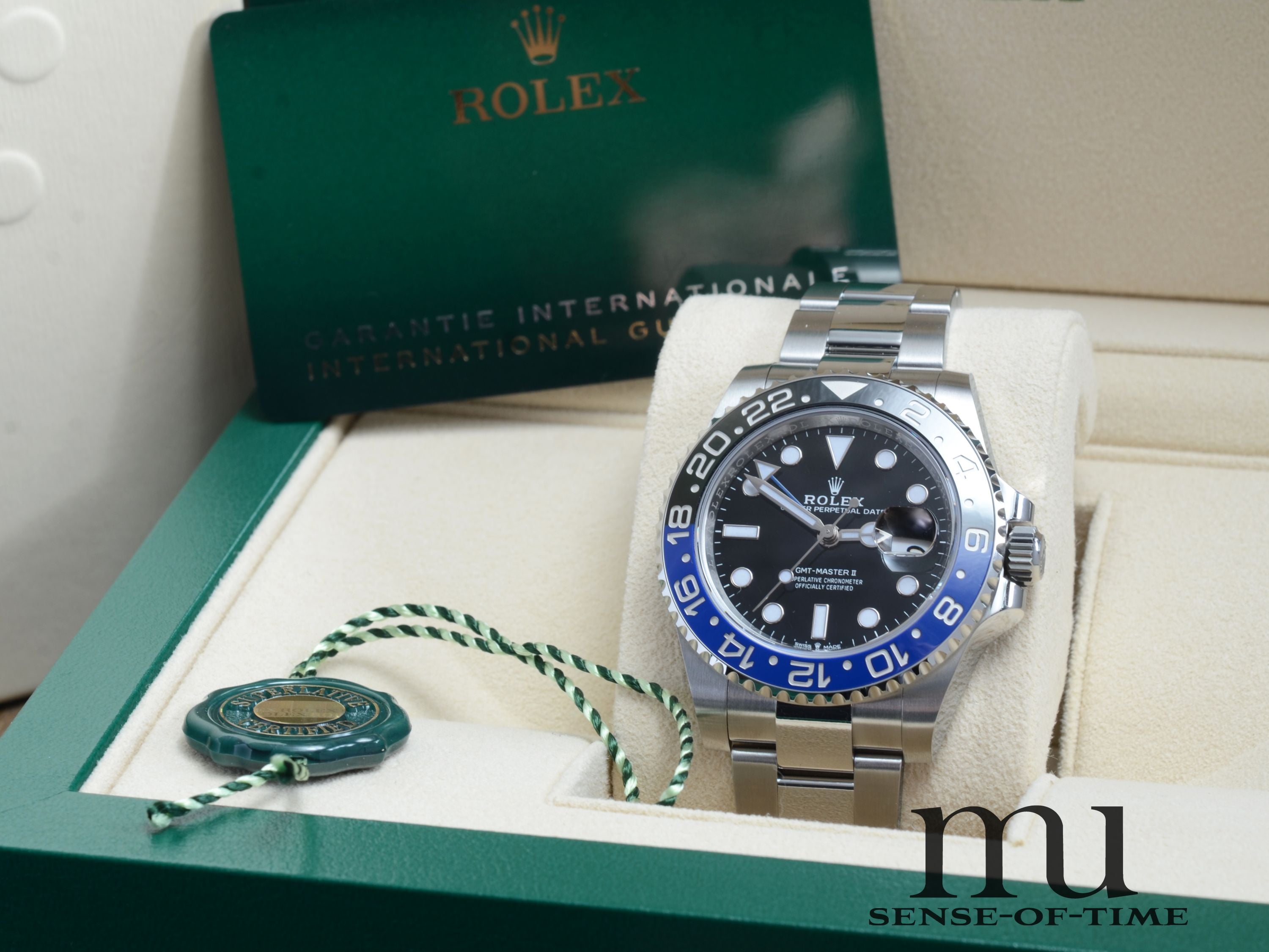 Rolex GMT Master II, Ref. 126710BLNR Batman, neu