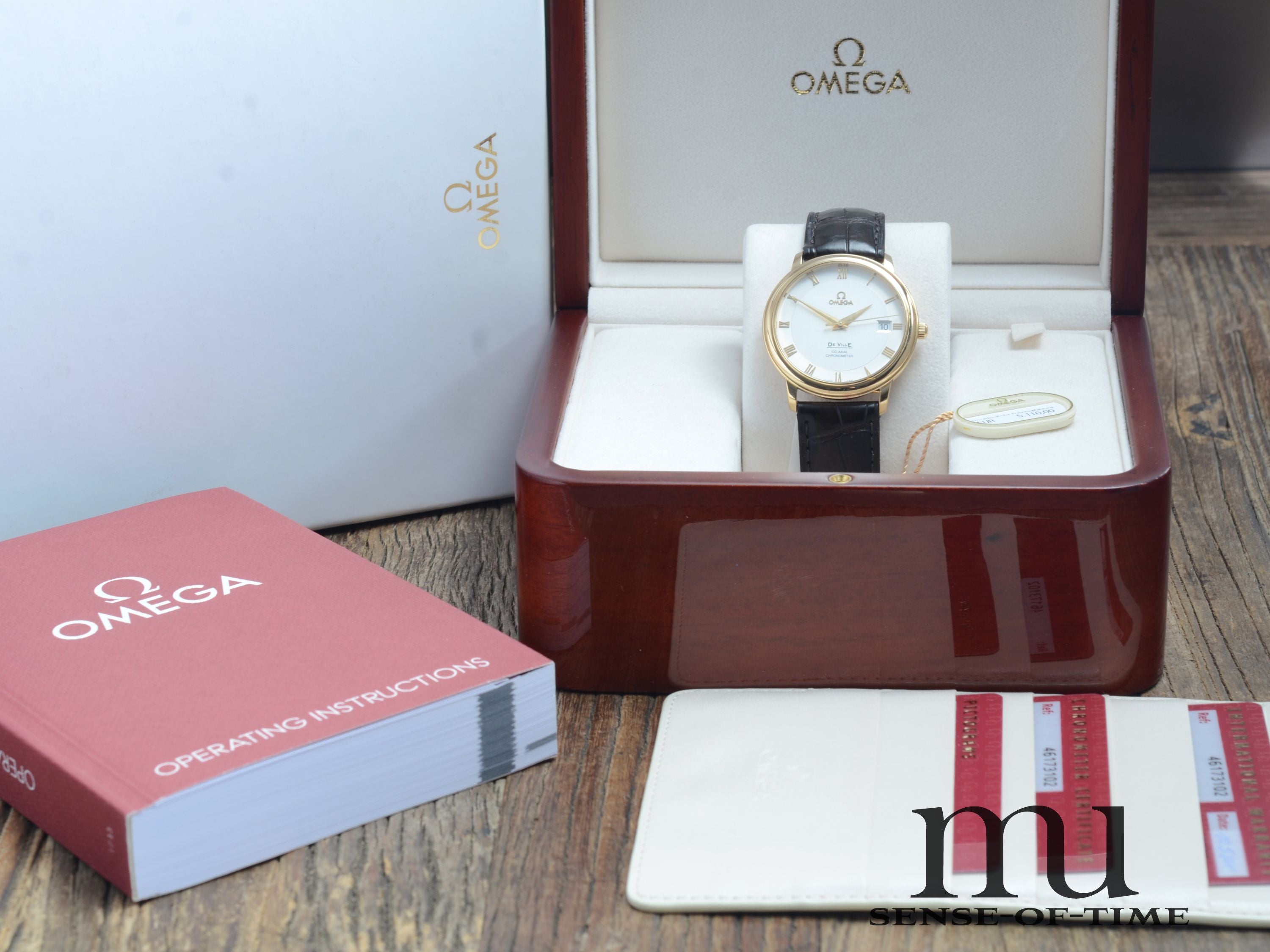 Omega deVille 18kt Gold Co-Axial Chronometer