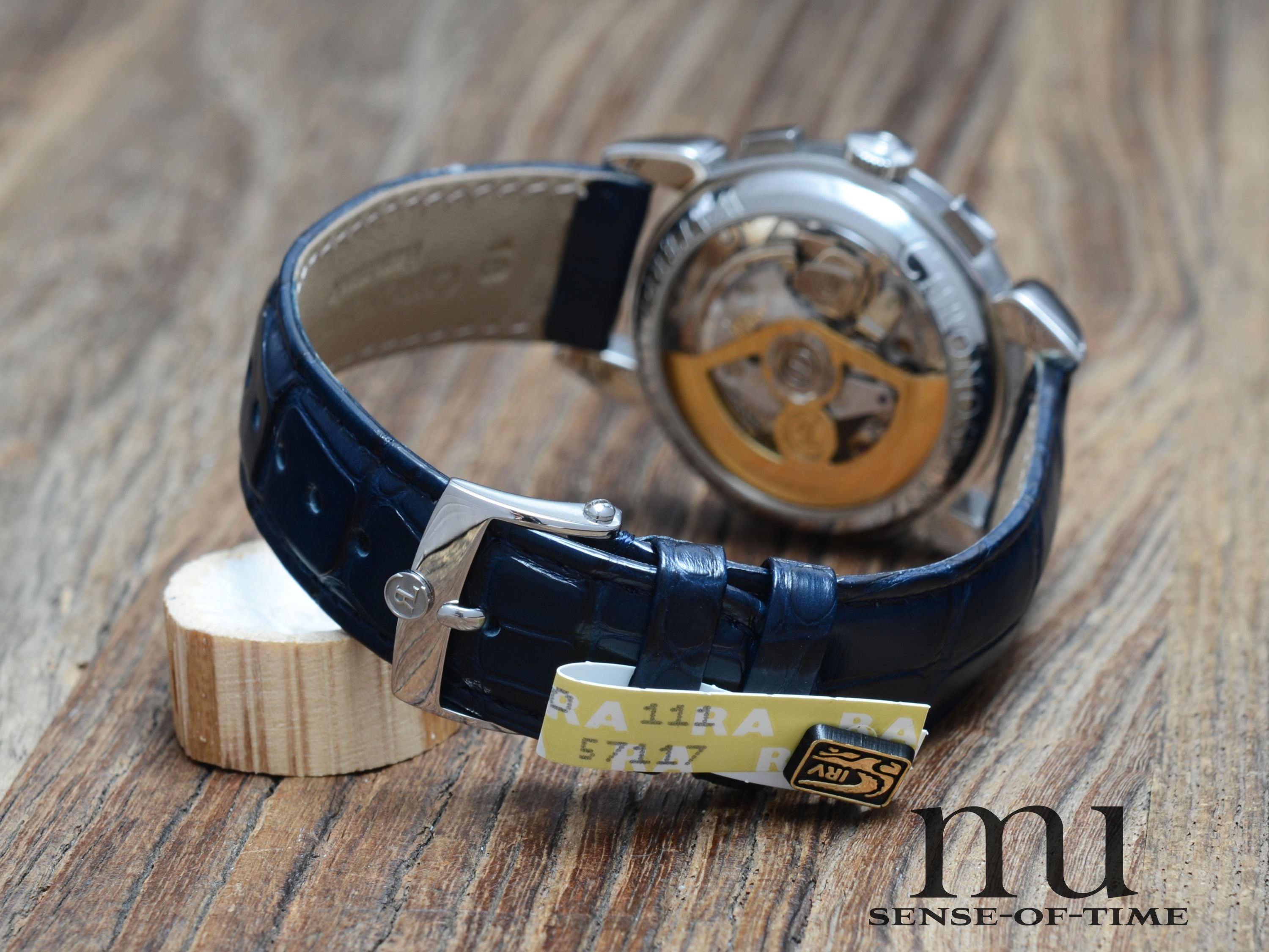 Chronoswiss 'Turtle' Klassik Chronograph mit Glasboden