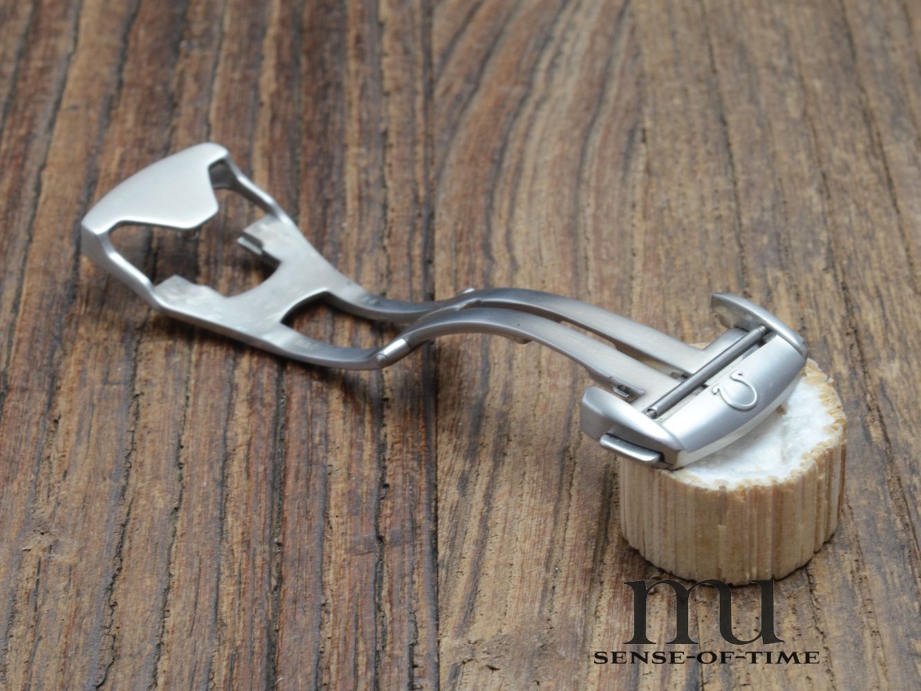 Zubehör: Omega Faltschließe Edelstahl 20mm NOS