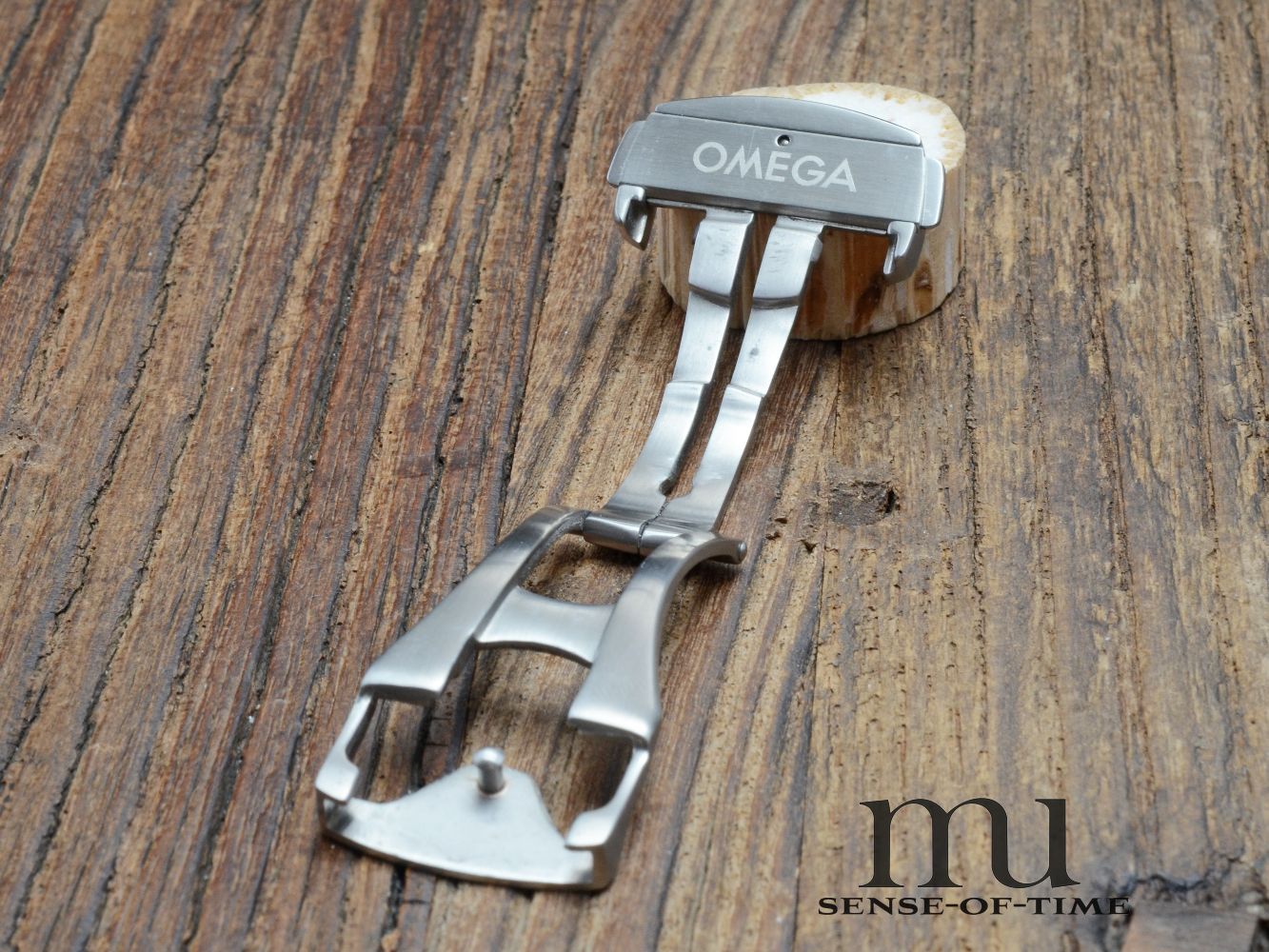 Zubehör: Omega Faltschließe Edelstahl 20mm NOS