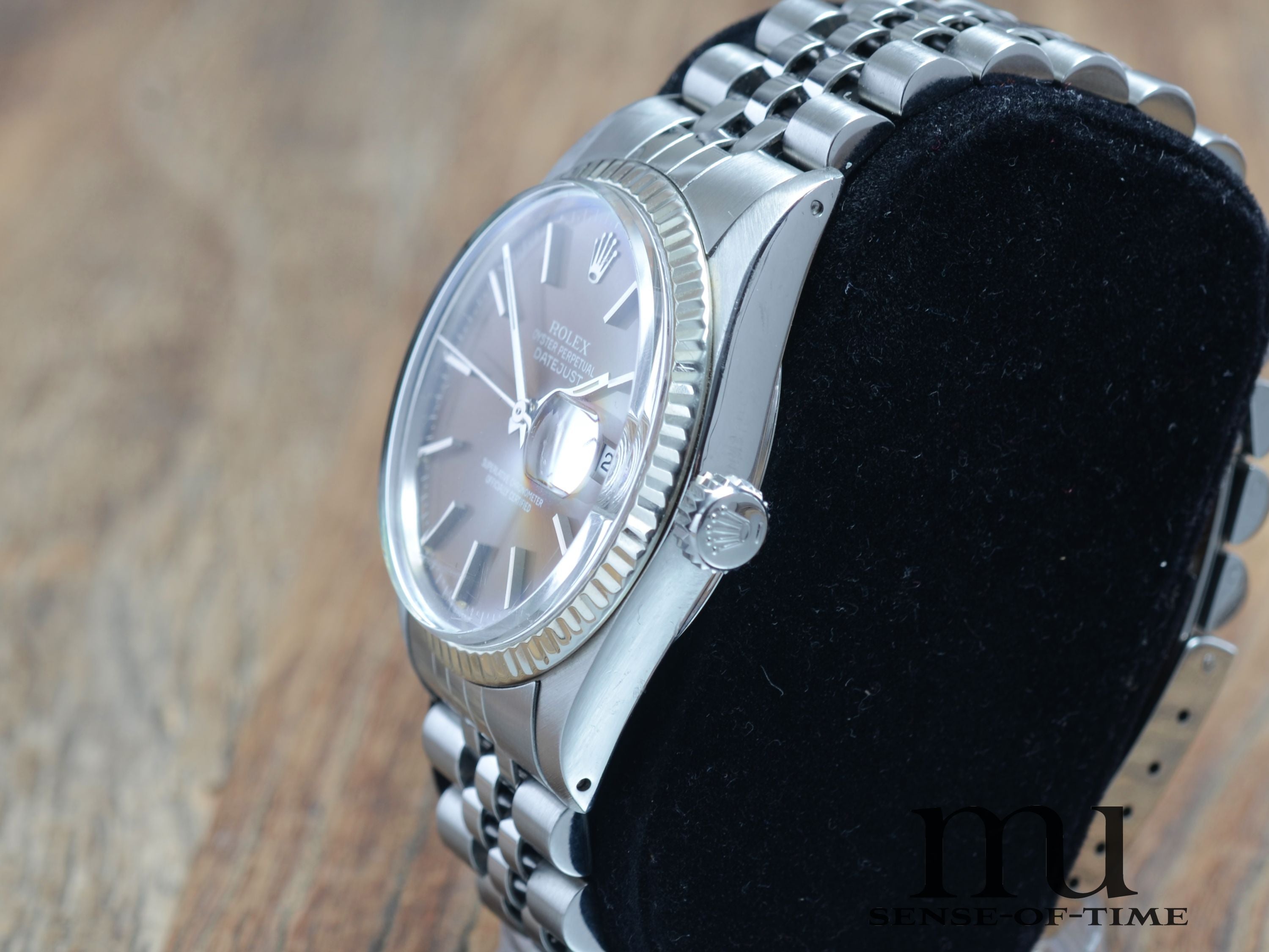 Rolex Datejust 36mm St/WG, Brown Dial, Ref.: 16014