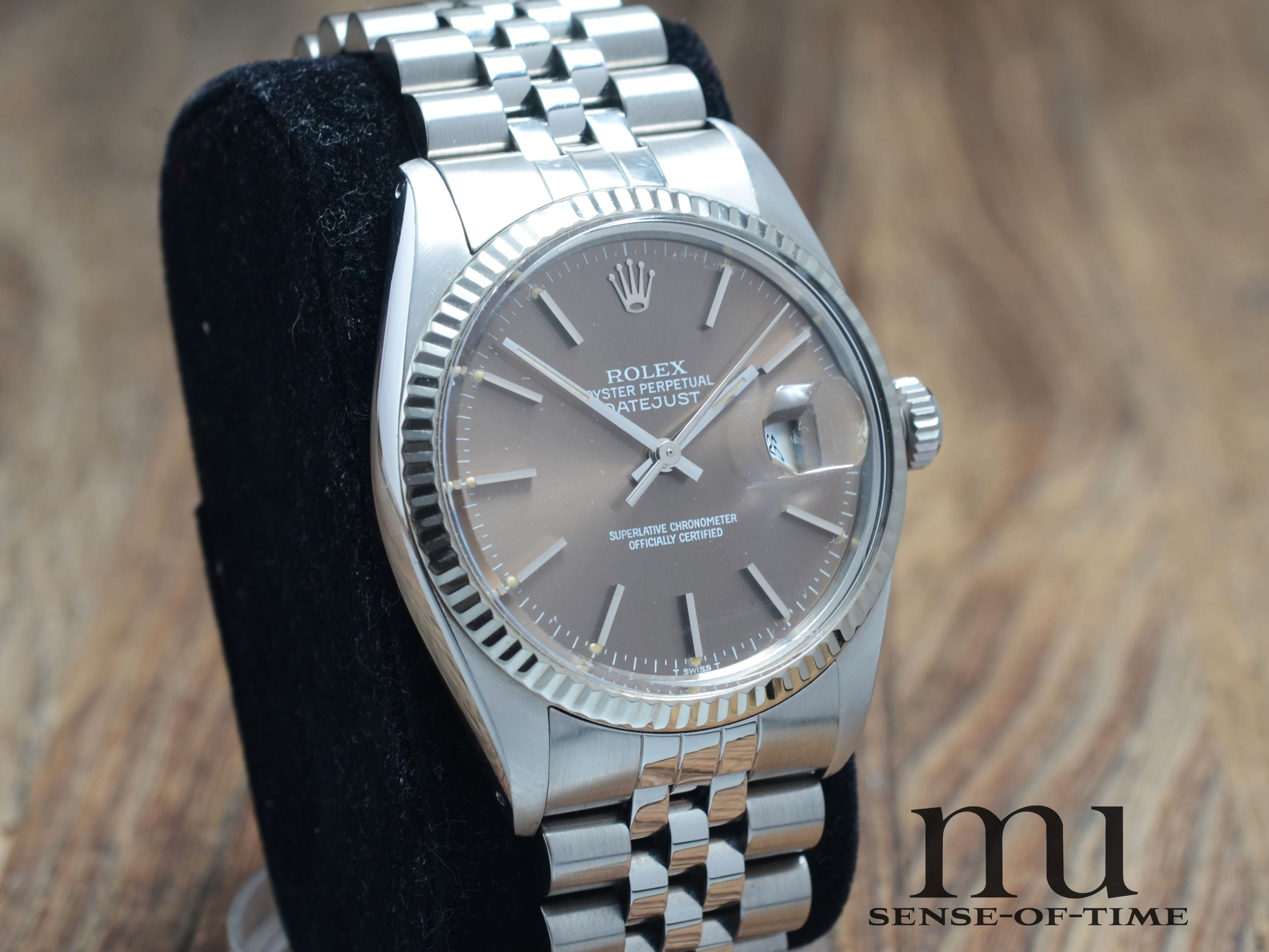 Rolex Datejust 36mm St/WG, Brown Dial, Ref.: 16014
