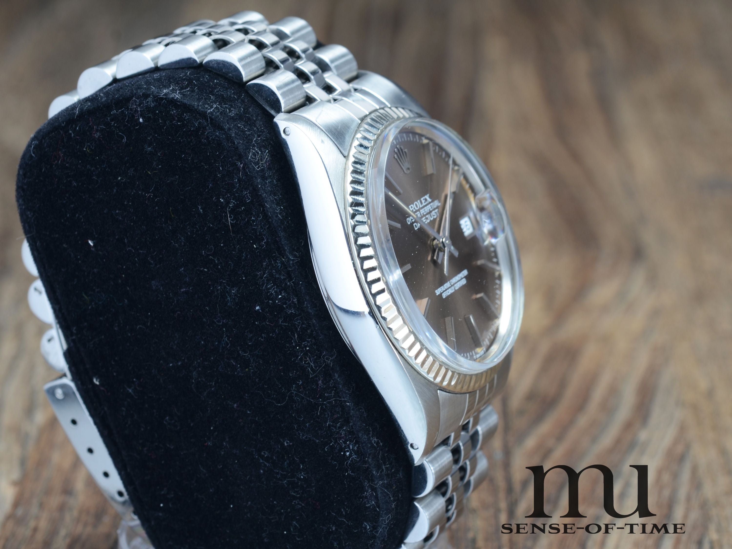 Rolex Datejust 36mm St/WG, Brown Dial, Ref.: 16014