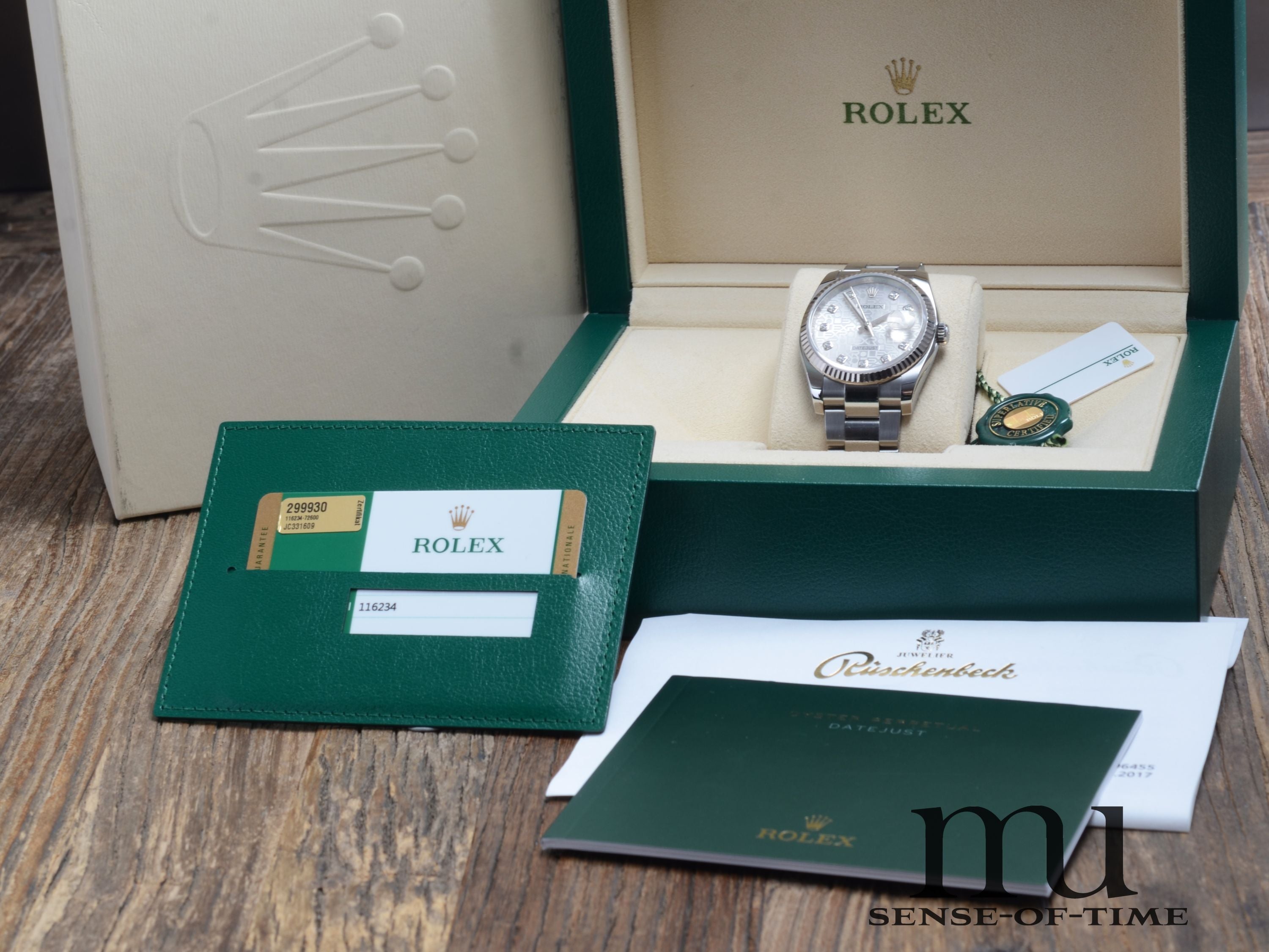 Rolex Datejust Diamond Dial LC100, Ref.: 116234