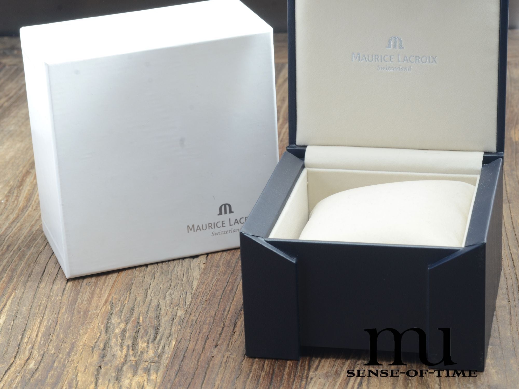 Zubehör: Maurice Lacroix Box, blau
