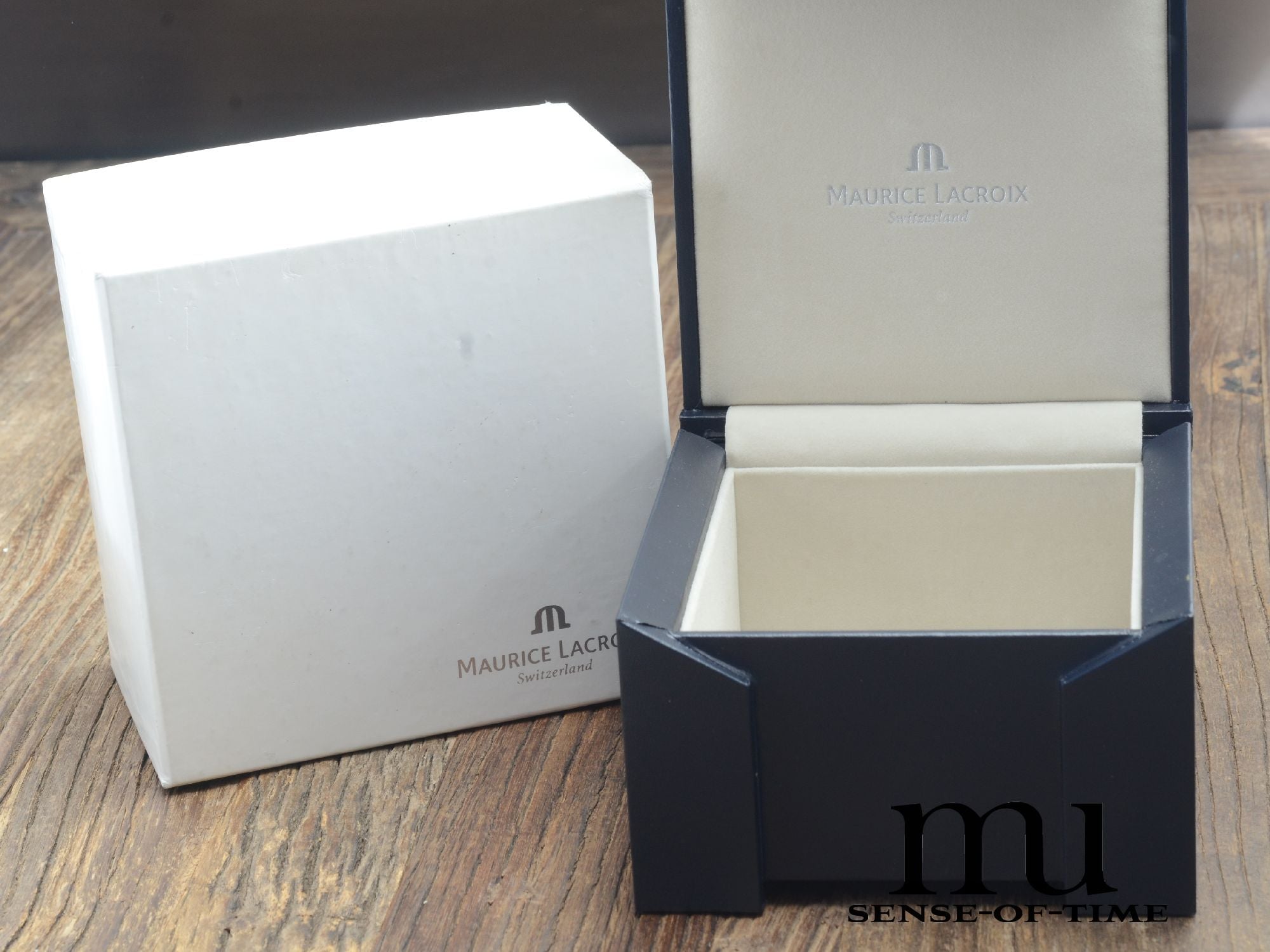 Zubehör: Maurice Lacroix Box, blau