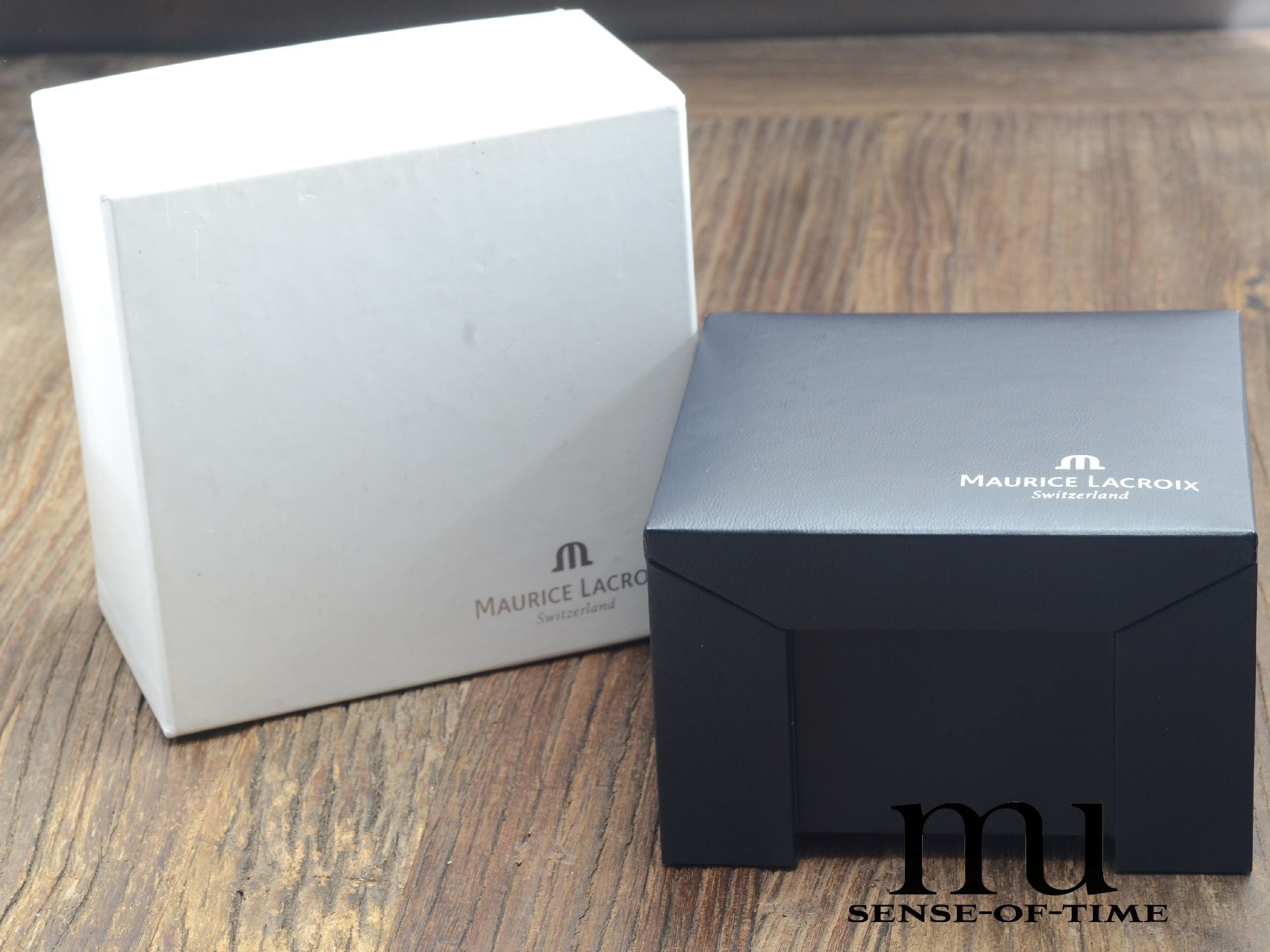 Zubehör: Maurice Lacroix Box, blau