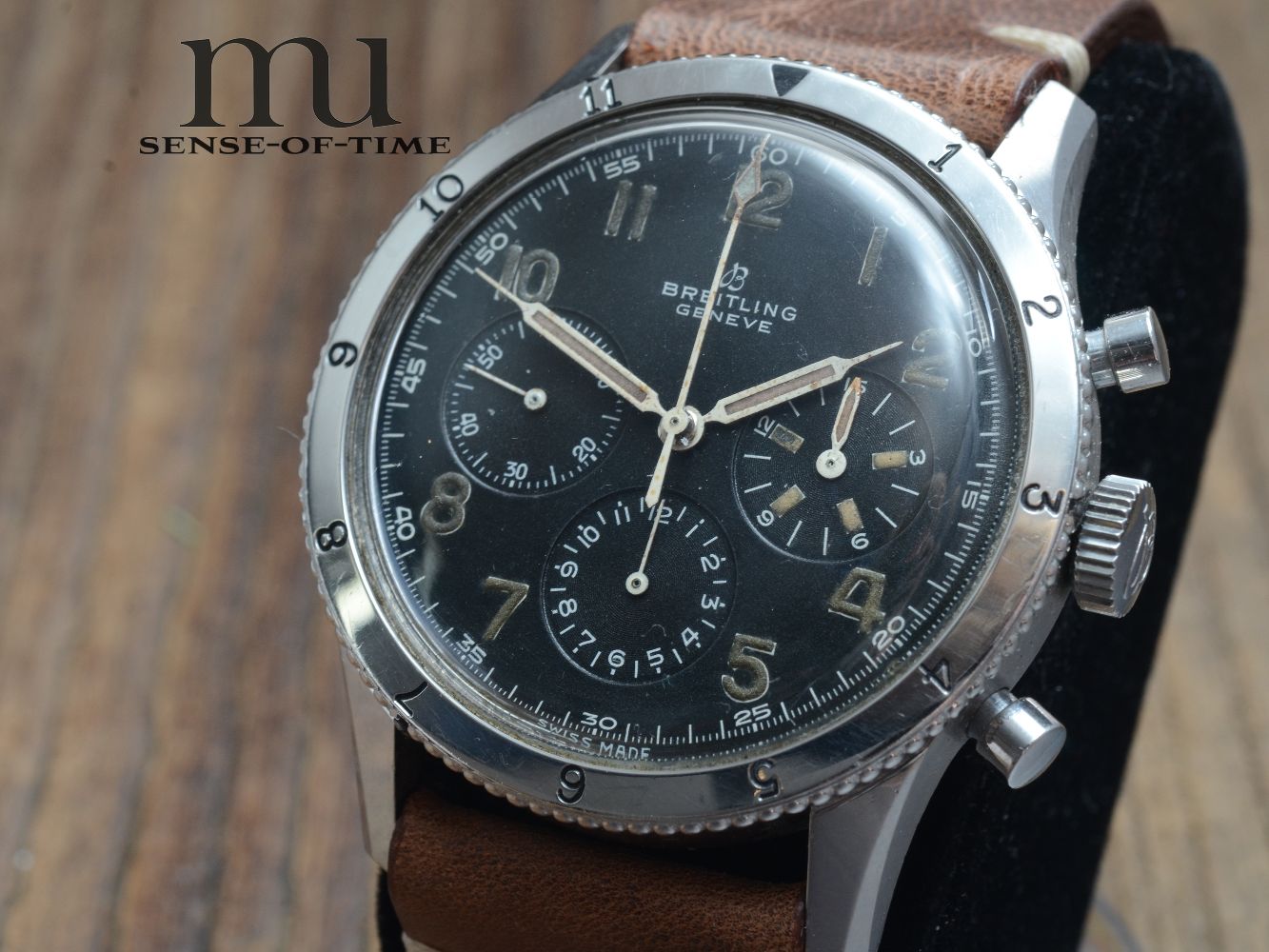 Breitling Pilot AVI 765 Vintage Flieger-Chronograph