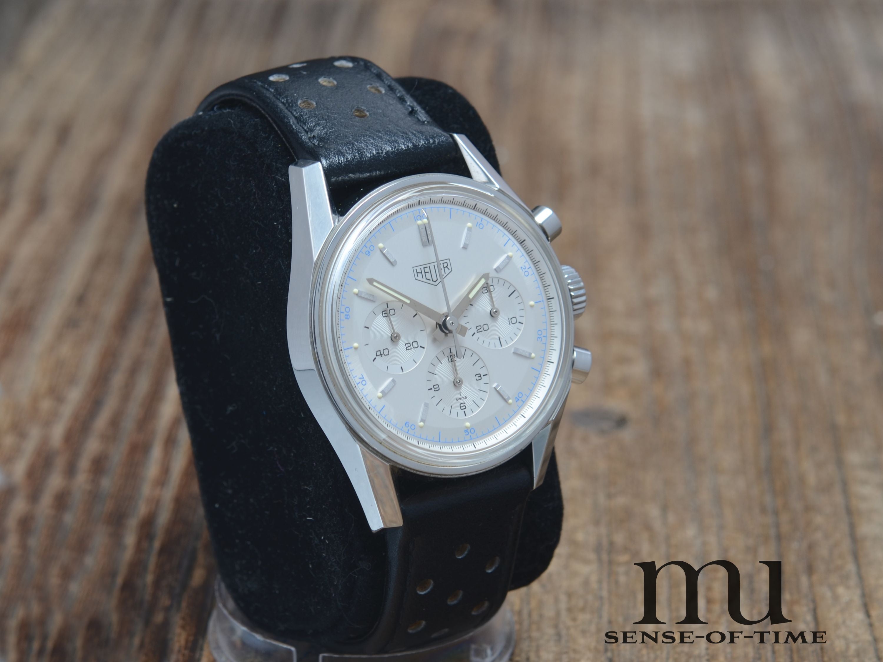 Heuer Carrera 1964 Re-Edition Lemania Handaufzug Full Set