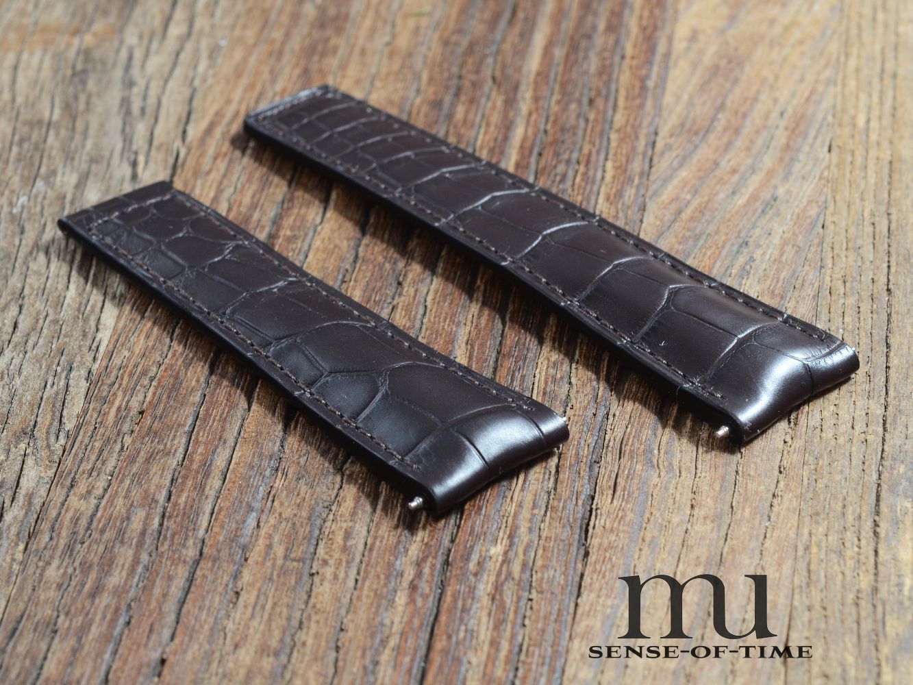 Zubehör: Tag Heuer Krokolederarmband 22mm, Ref.: FC6236, NOS